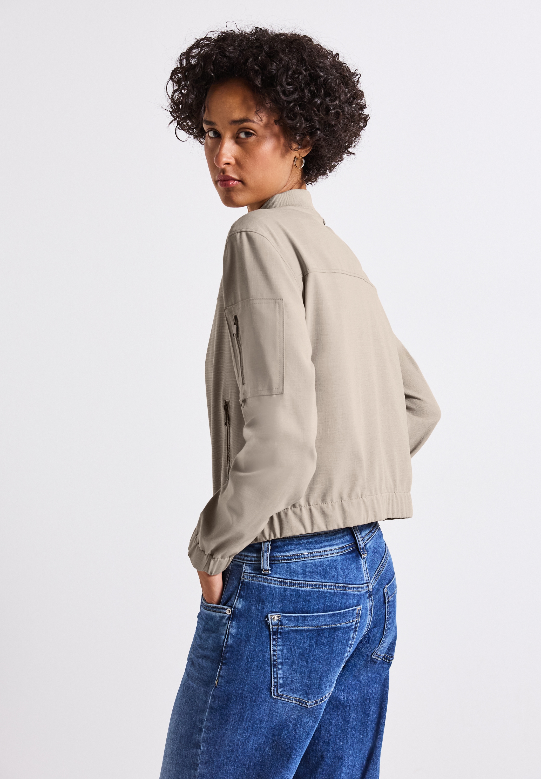 STREET ONE Blouson, ohne Kapuze, mit Elastiksaum