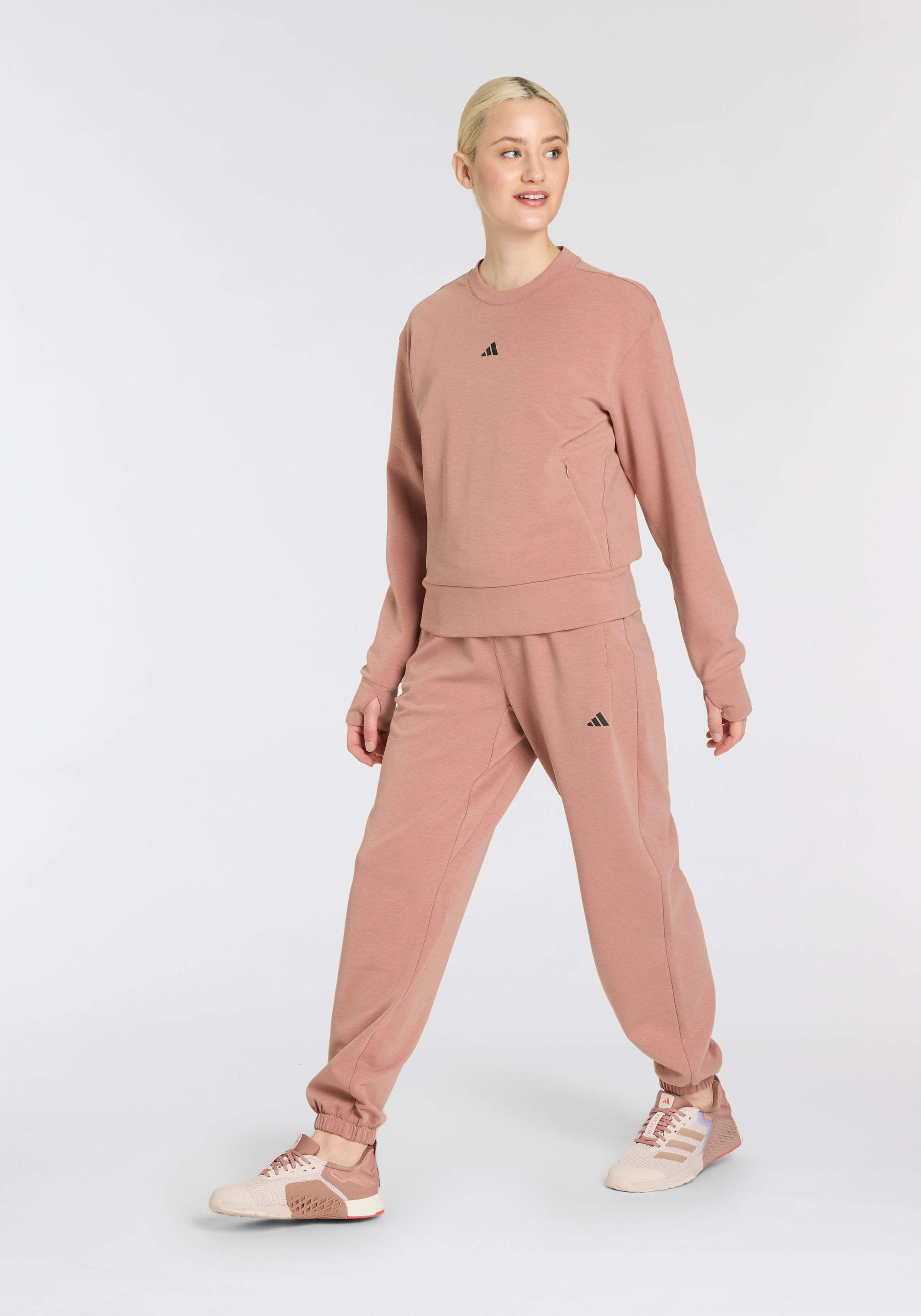 adidas Performance Sweatshirt »D4T KNIT CREW«