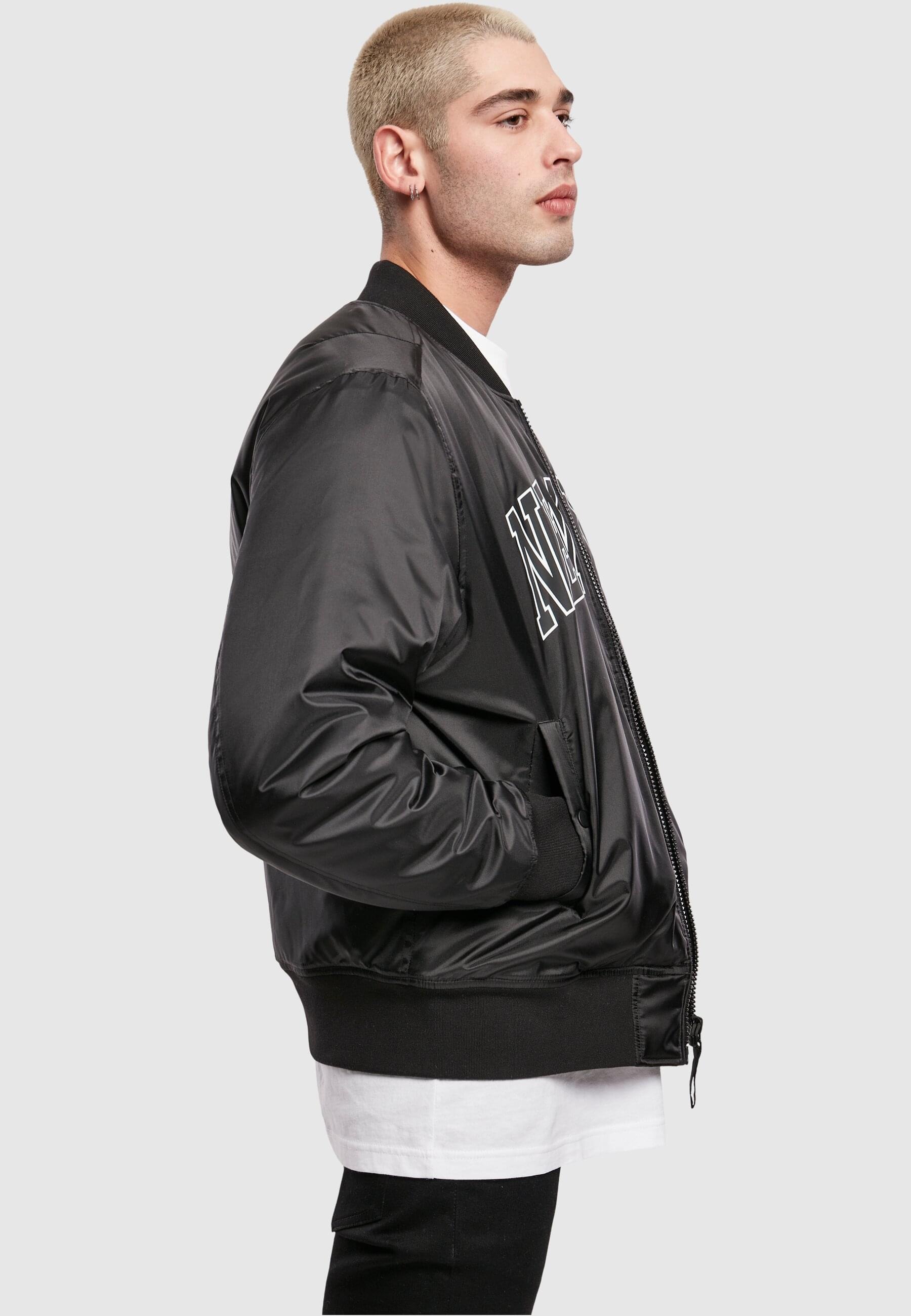 Starter Black Label Bomberjacke »Starter Black Label Herren Starter New York Bomber Jacket«, (1 St.), ohne Kapuze