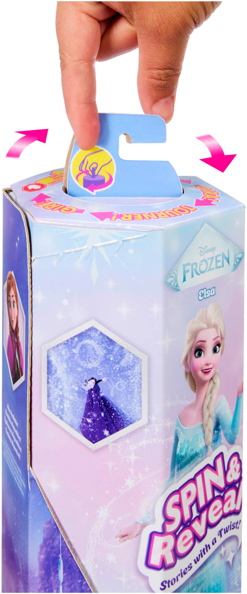 Mattel® Anziehpuppe »Disney Die Eiskönigin Spin & Reveal Elsa Puppe«