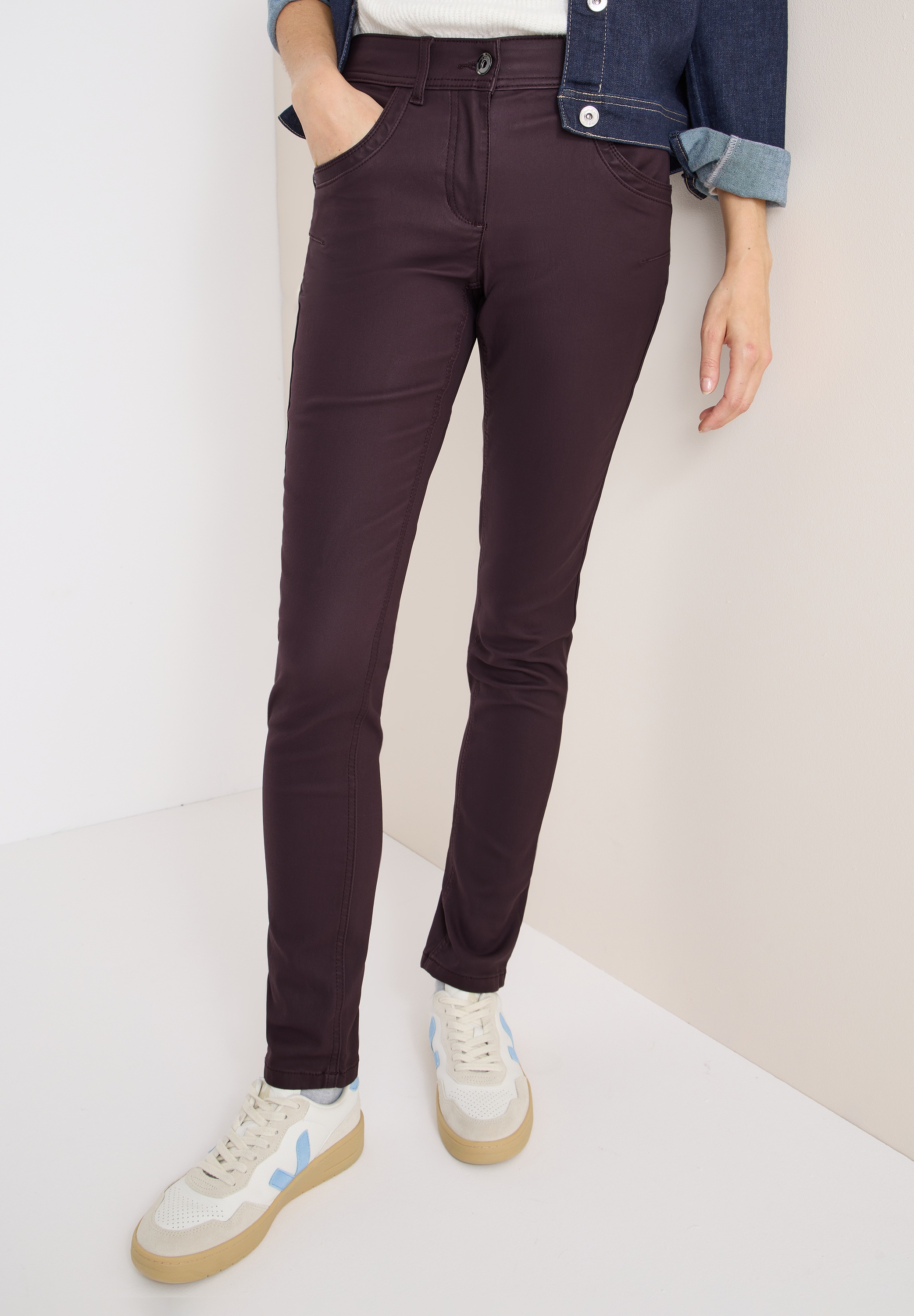 Cecil 5-Pocket-Hose  mit leichtem Glanz