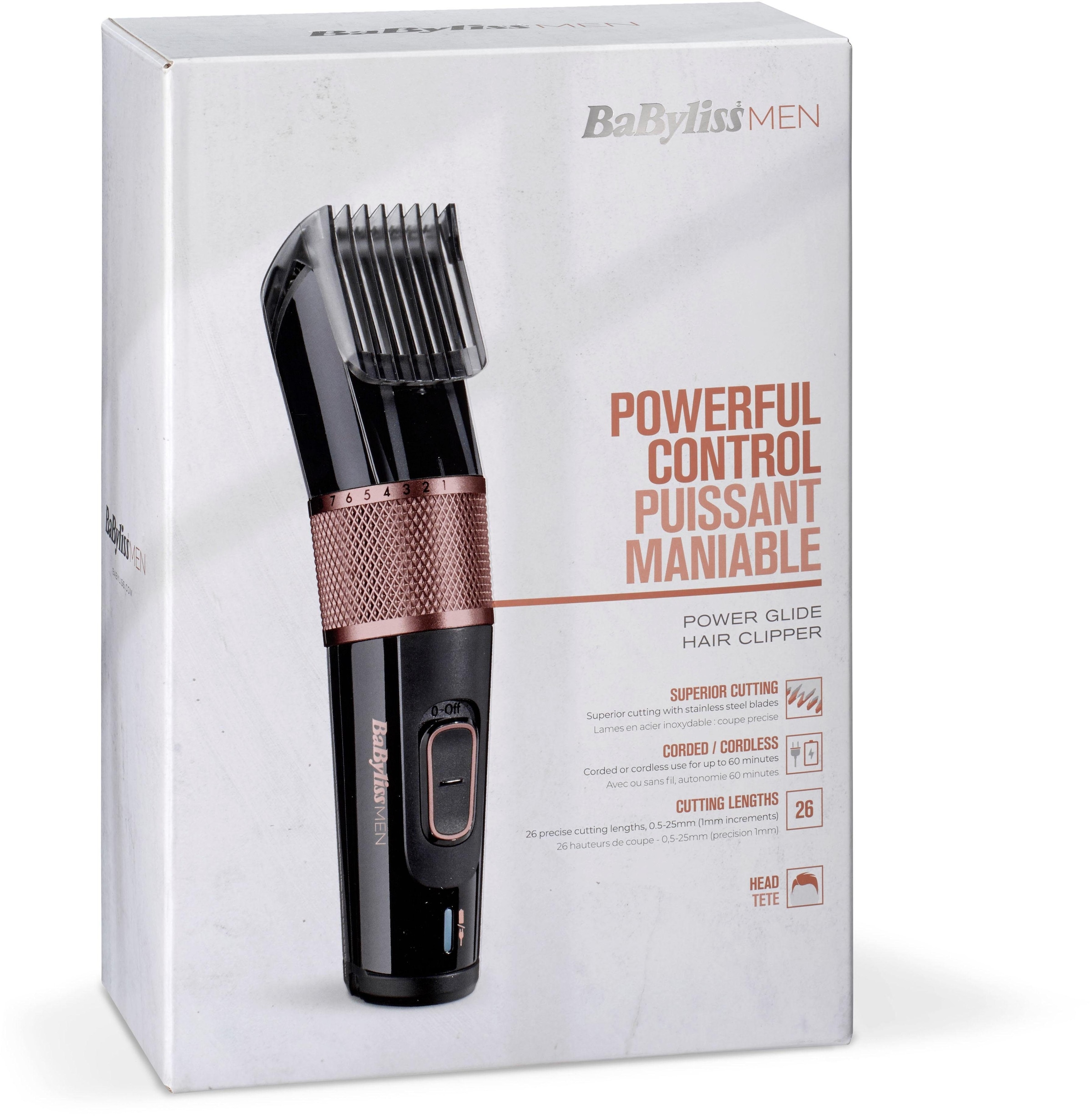 BaByliss Haarschneider »E974E | Power BAUR 25mm MEN - Glide«, Raten 0,5 per