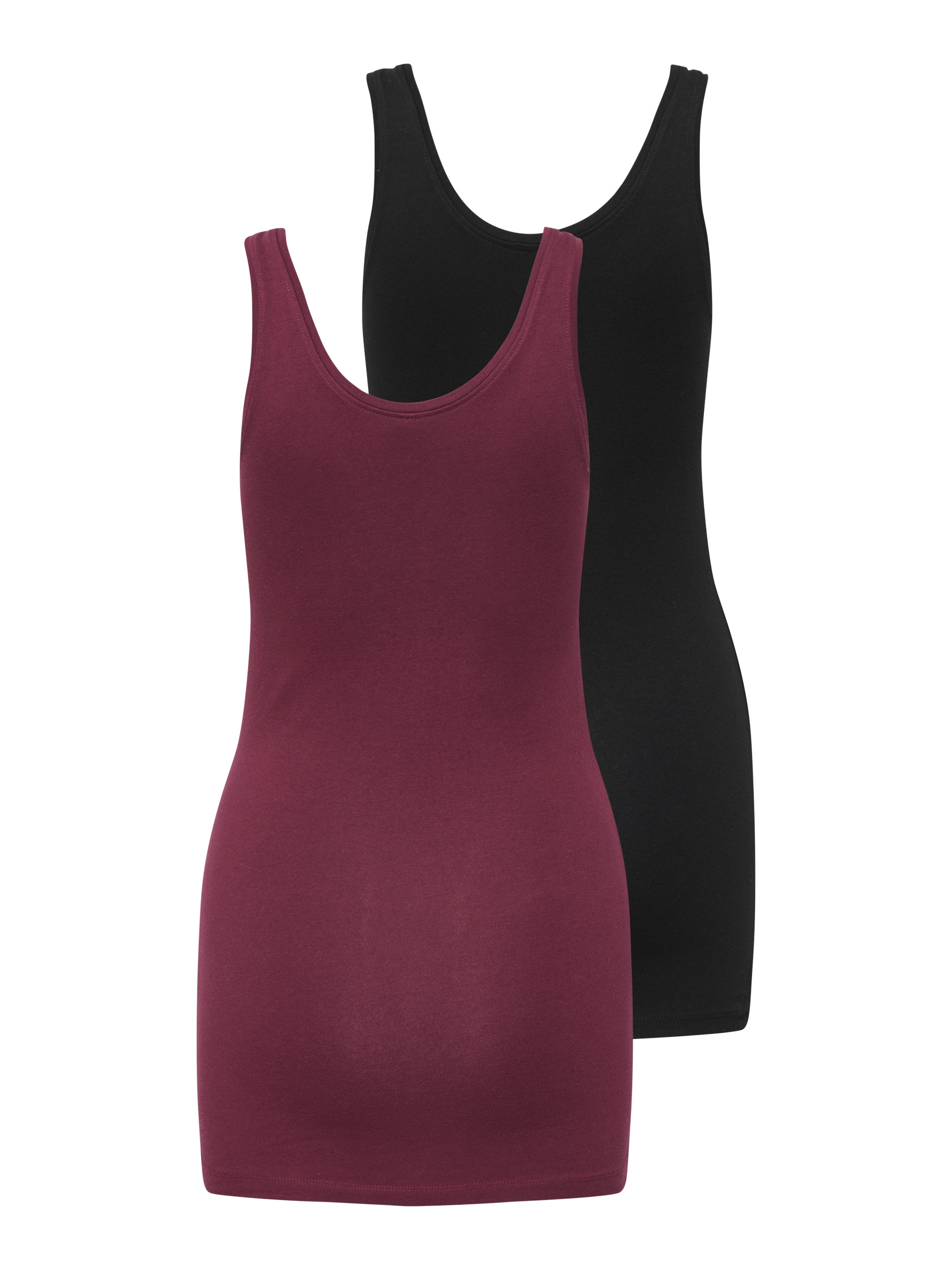 ONLY Tanktop »ONLLIVE LOVE NEW LONG TT 2PACK NOOS«, (Packung, 2er-Pack)
