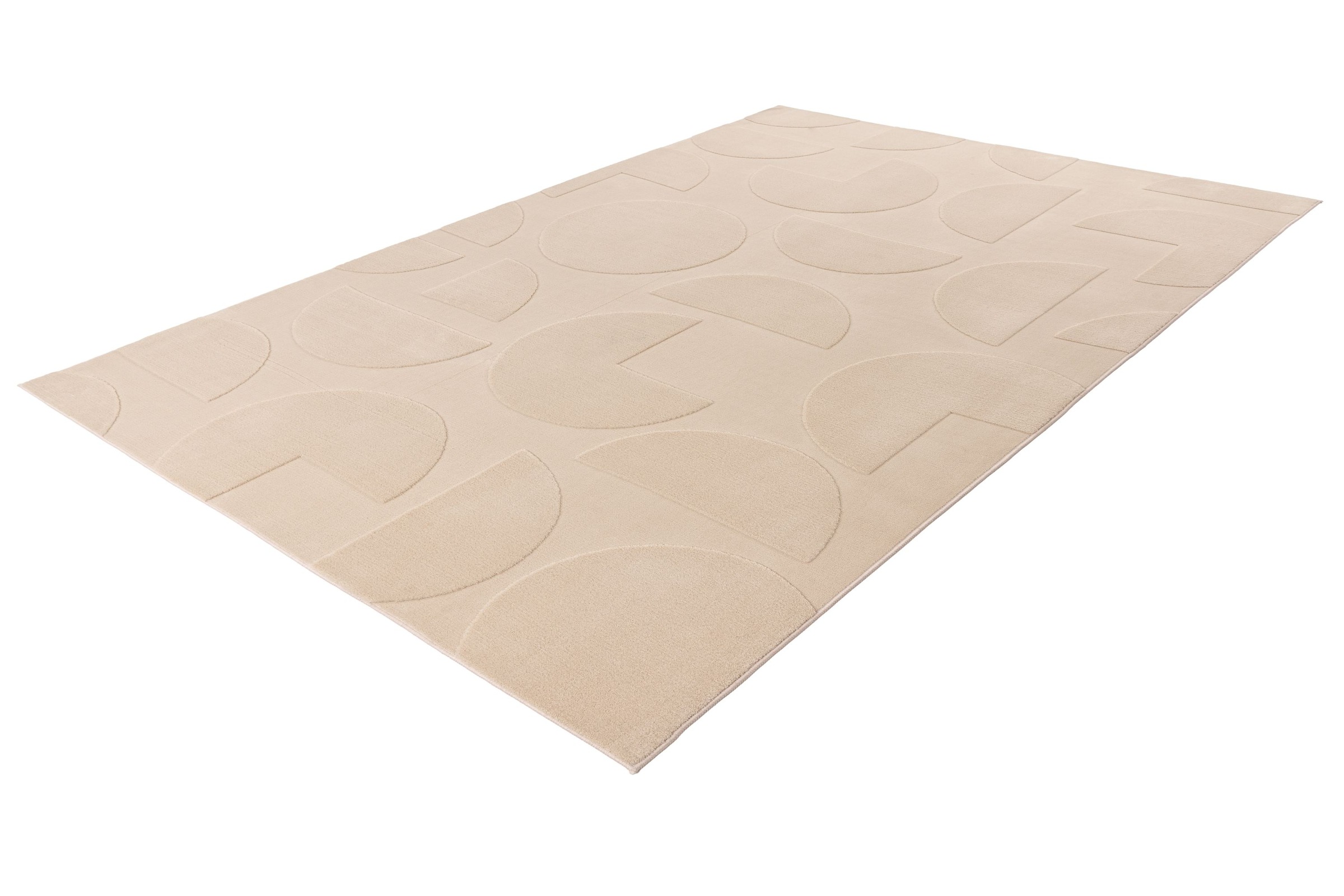 Teppich KAYOOM "Niburi 425", beige, B:200cm H:10mm L:290cm, Polyester, Teppiche, Teppich, weicher Kurzflor, modern gemustert, Wohnzimmer 2