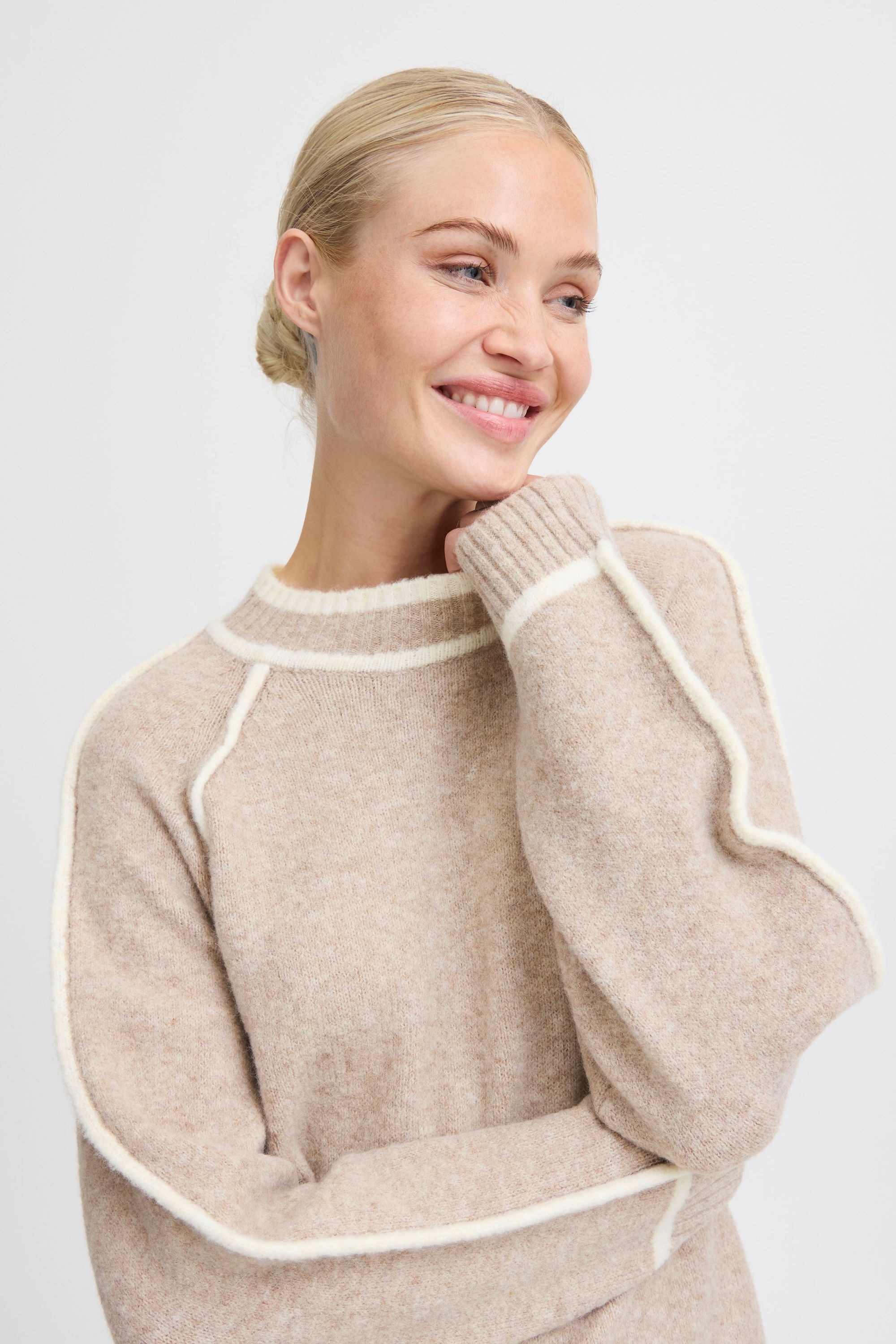 b.young Strickpullover »Strickpullover BYNINNA W. TURTLENECK -«