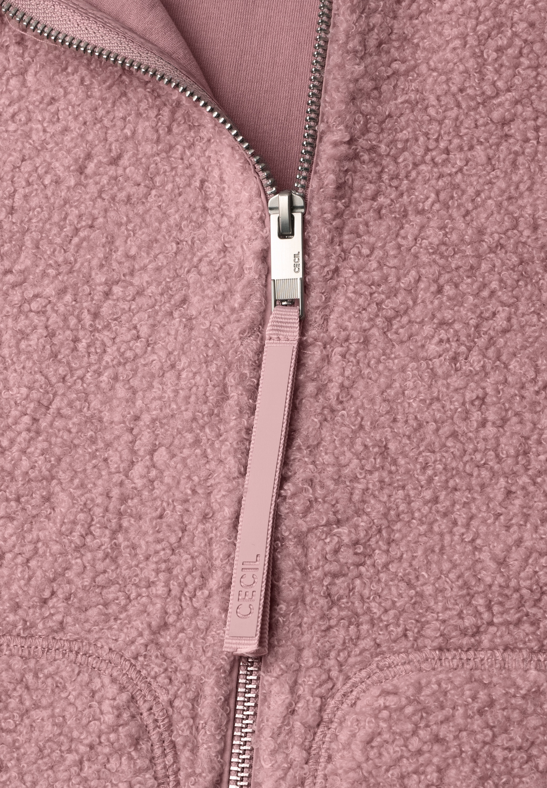 Cecil Sweatjacke mit Stehkragen