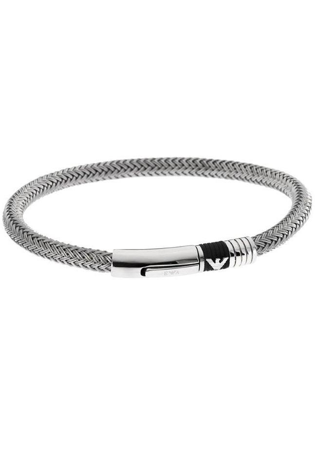 EMPORIO ARMANI Damen Armband "Schmuck Geschenk Edelstahl Armschmuck", 19cm, Edelstahl, silber, Edelstahl, Armbänder