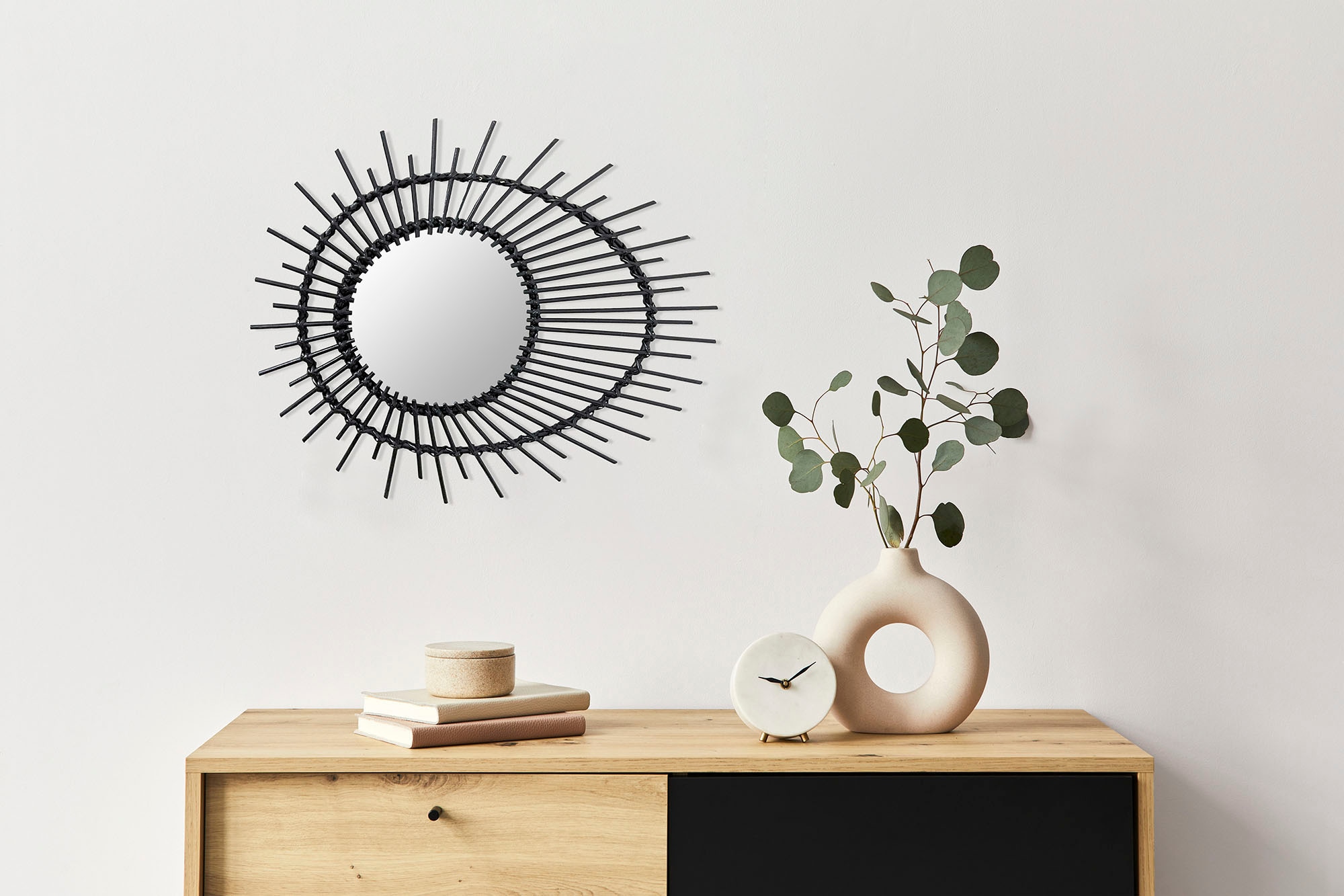 Kayoom Wandspiegel "Rattan Spiegel Aina 125" günstig online kaufen