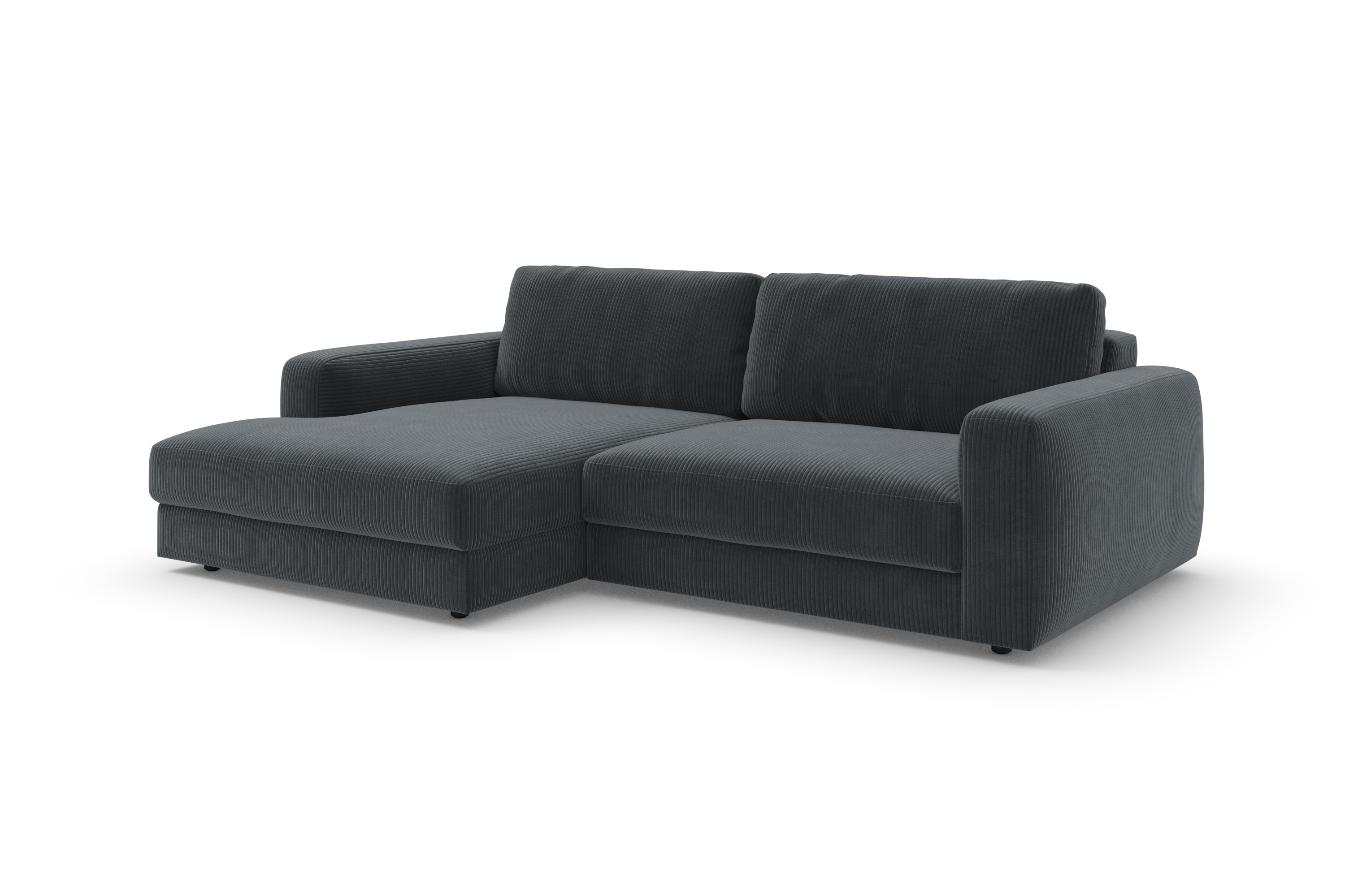 Thumbnail - TRENDMANUFAKTUR Ecksofa "Bourbon" mit extra hohem Sitzkomfort, auch in Cord erhältlich