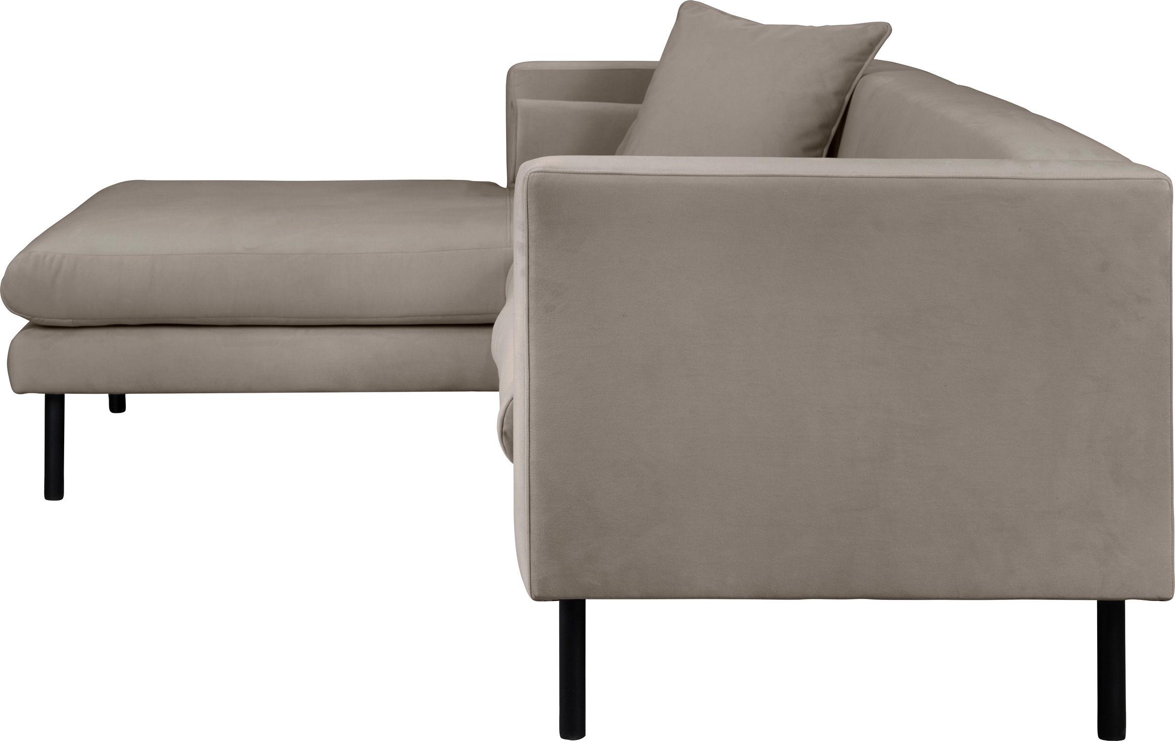 Guido Maria Kretschmer Home&Living Ecksofa »Lillibeth L-Form Designsofa, Maße B/T/H: 240/173/83 cm«, Zierkissen als Wendekissen, in Samtoptik oder Cord