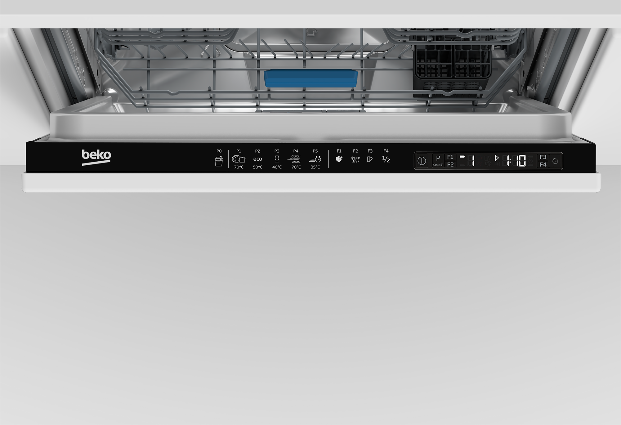 BEKO vollintegrierbarer Geschirrspüler »BDIN25530 7624091677«, 15 Maßgedecke, Watersafe+