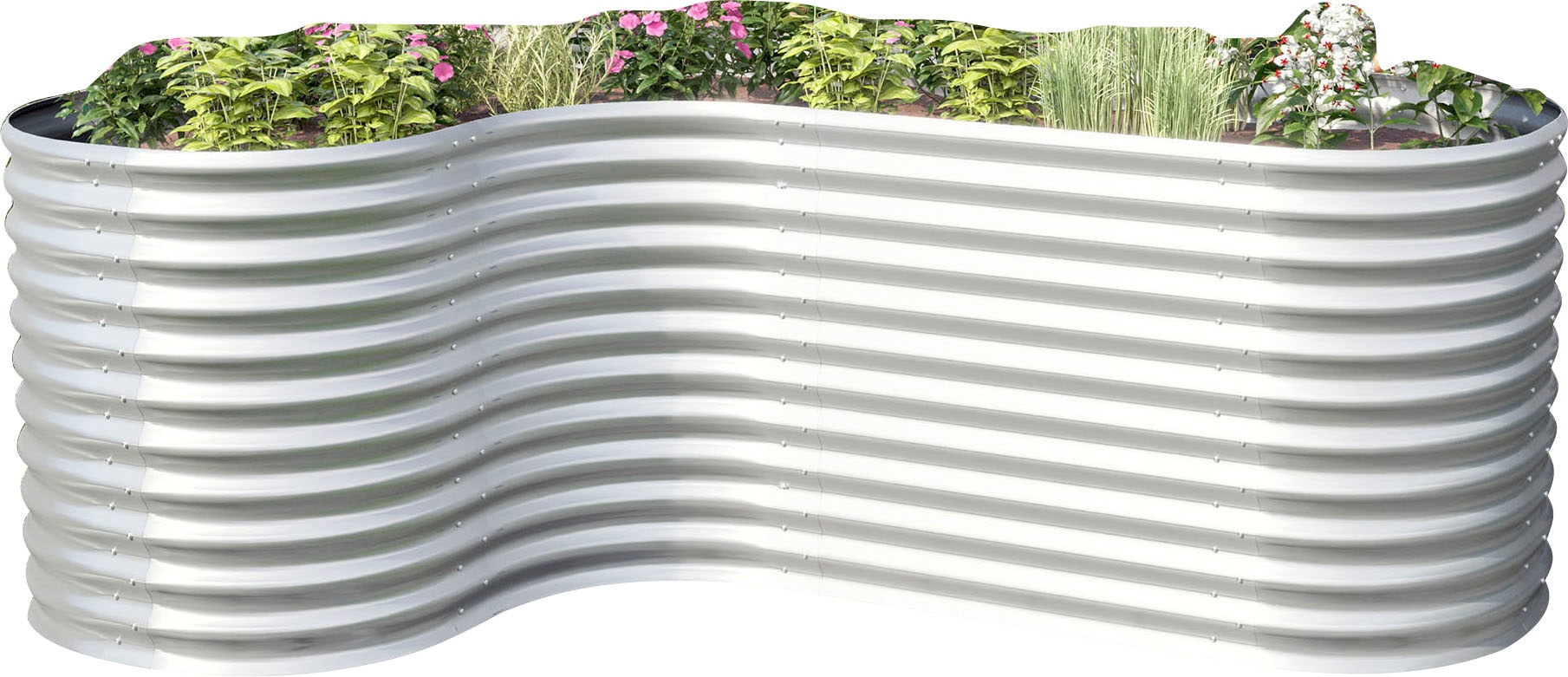 Vitavia Hochbeet »Erweiterung Curve 858«, BxTxH: 80x80x86 cm