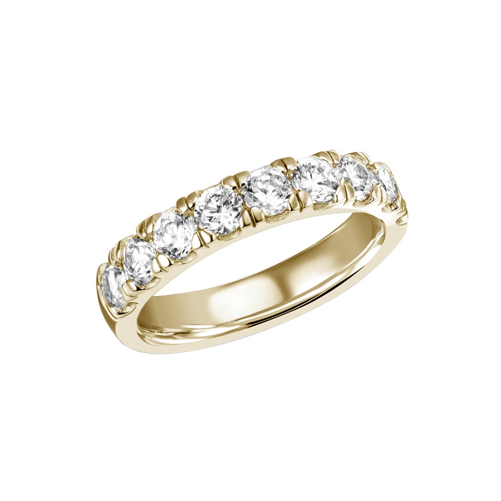 Firetti Fingerring »Schmuck Geschenk Silber 925 Silberring Ring Memoire-Optik glitzernd«
