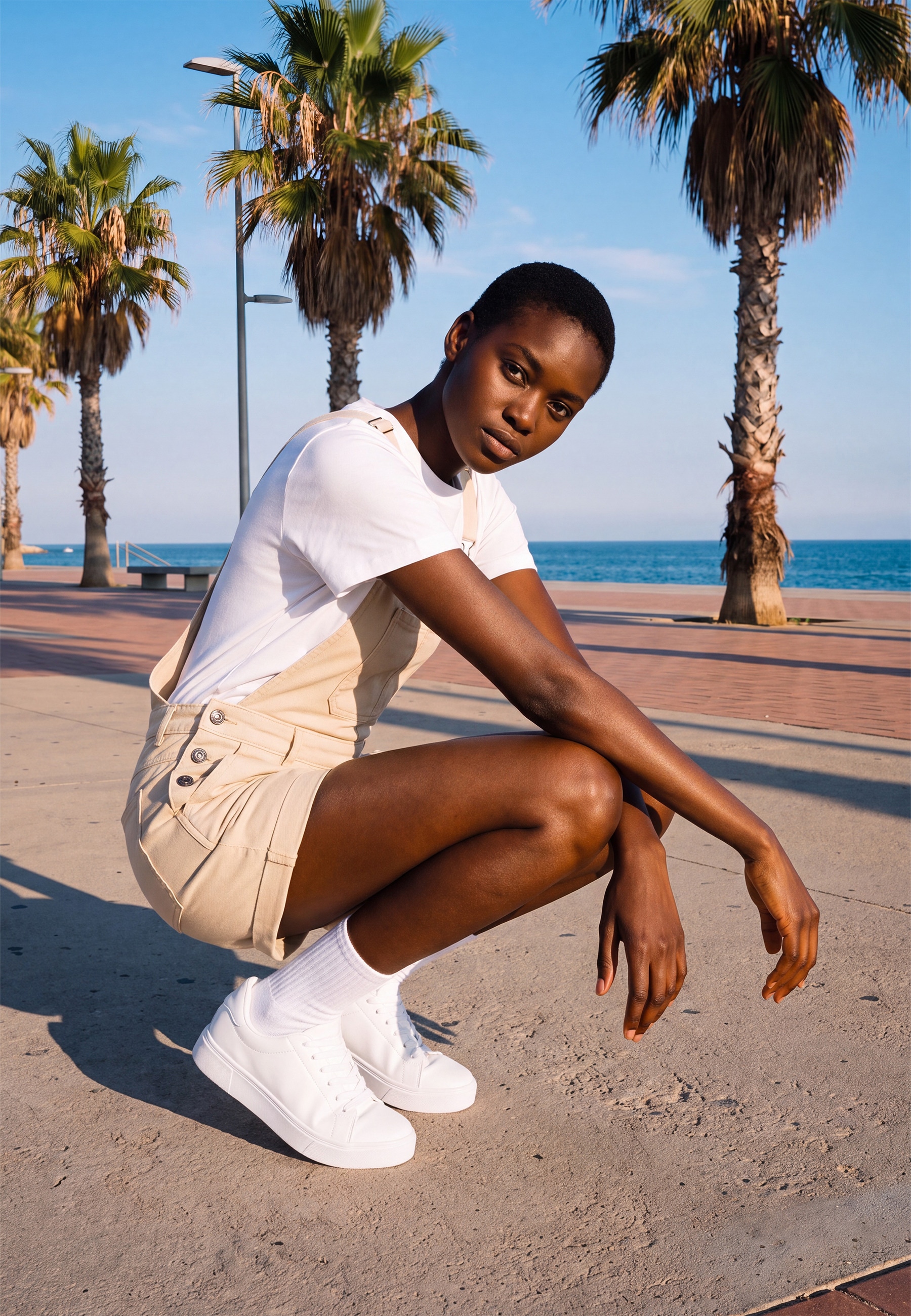URBAN CLASSICS Jumpsuit »Urban Classics Damen Ladies Organic Short Dungaree« 1 Stk.