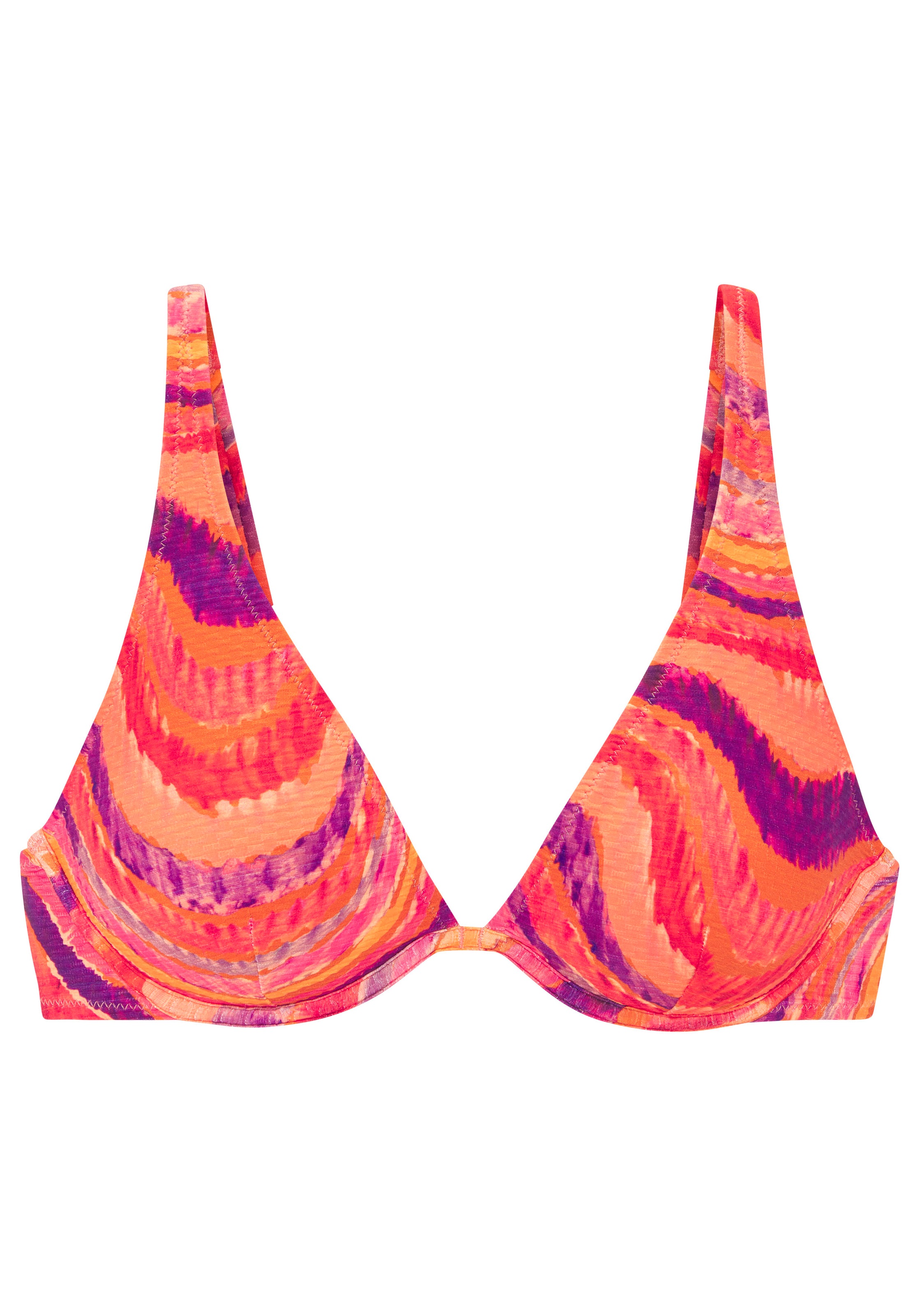 Thumbnail - Bruno Banani Bügel-Bikini-Top "Kira", Mit modernem Print