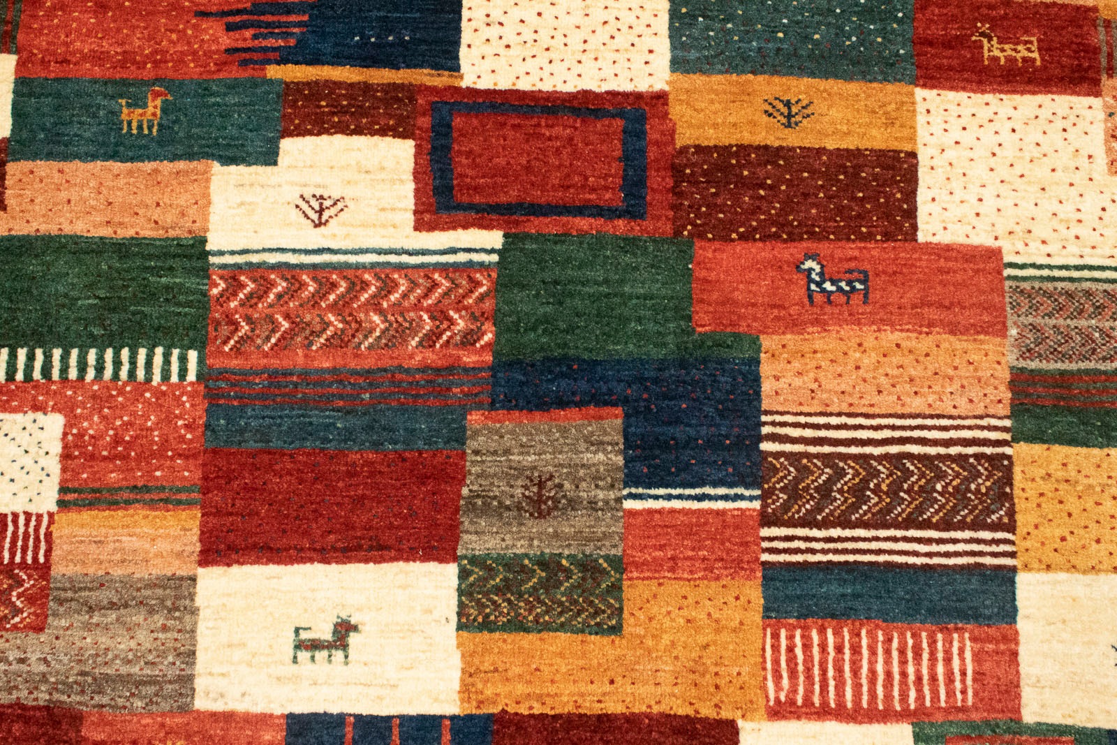 morgenland Wollteppich »Ghashghai Teppich handgeknüpft mehrfarbig«, rechteckig, handgeknüpft