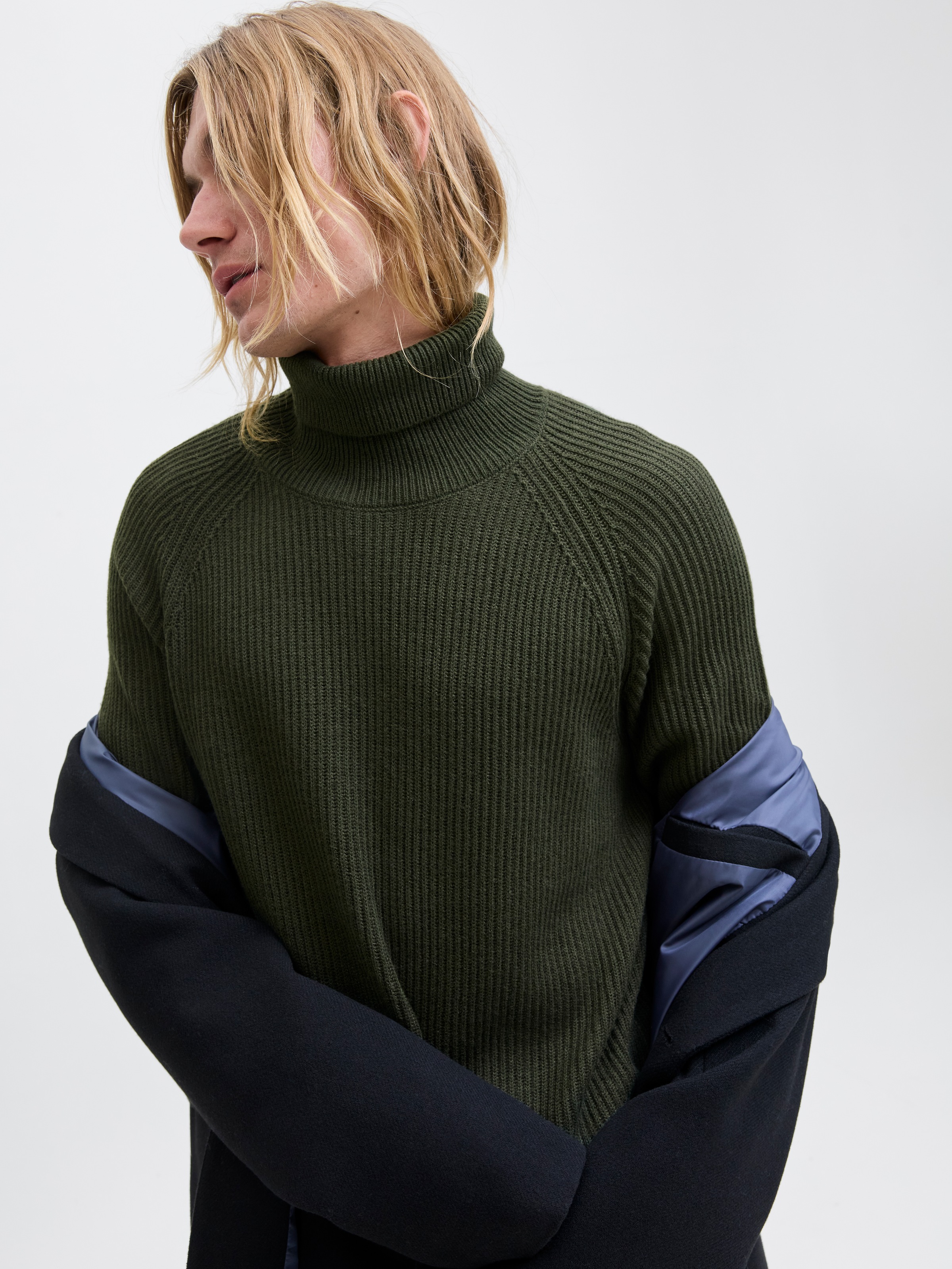 Jack & Jones Rollkragenpullover "JJPANNEL KNIT ROLL NECK AW25" günstig online kaufen