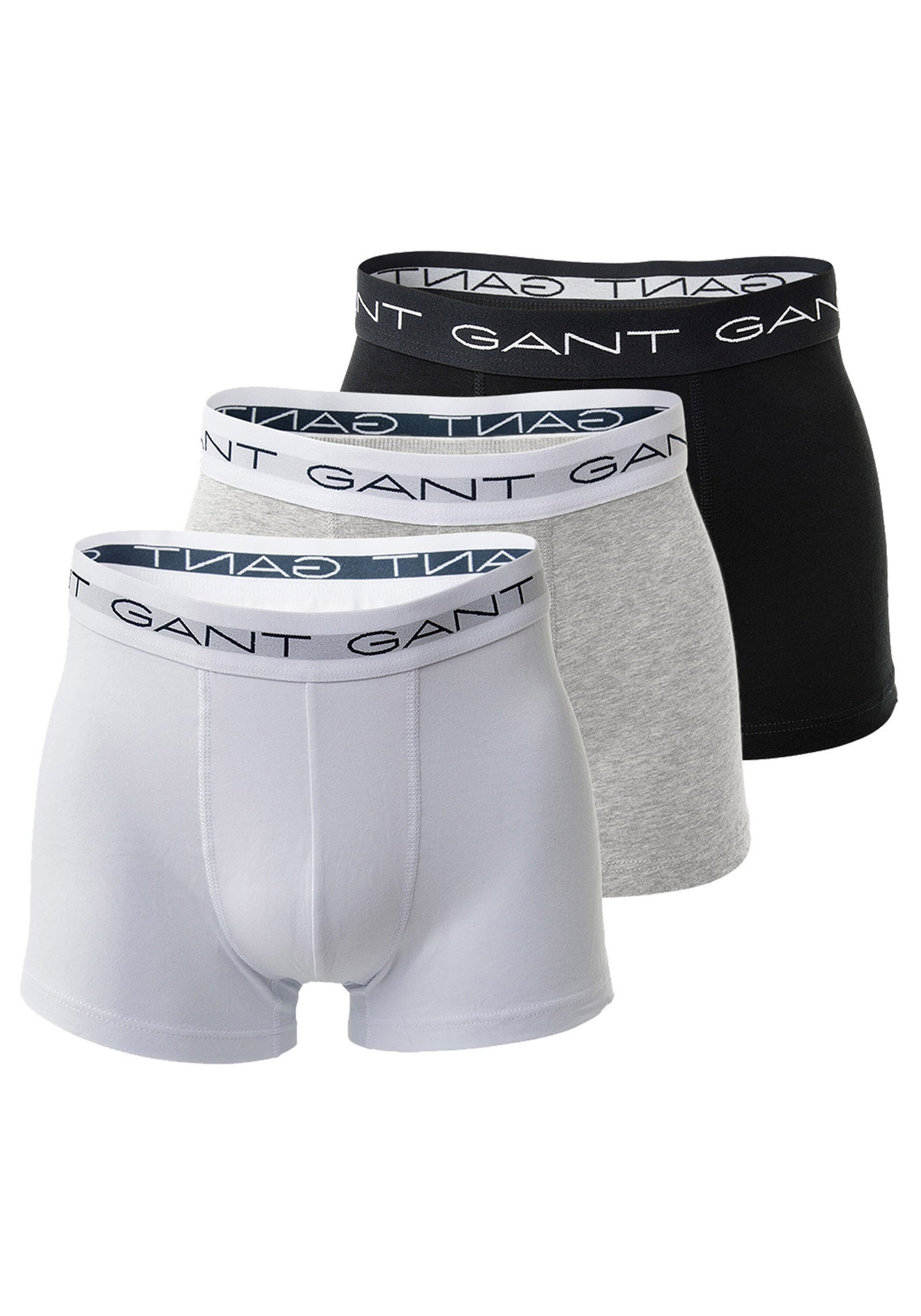 GANT 3-er Set Trunks Schwarz günstig online kaufen