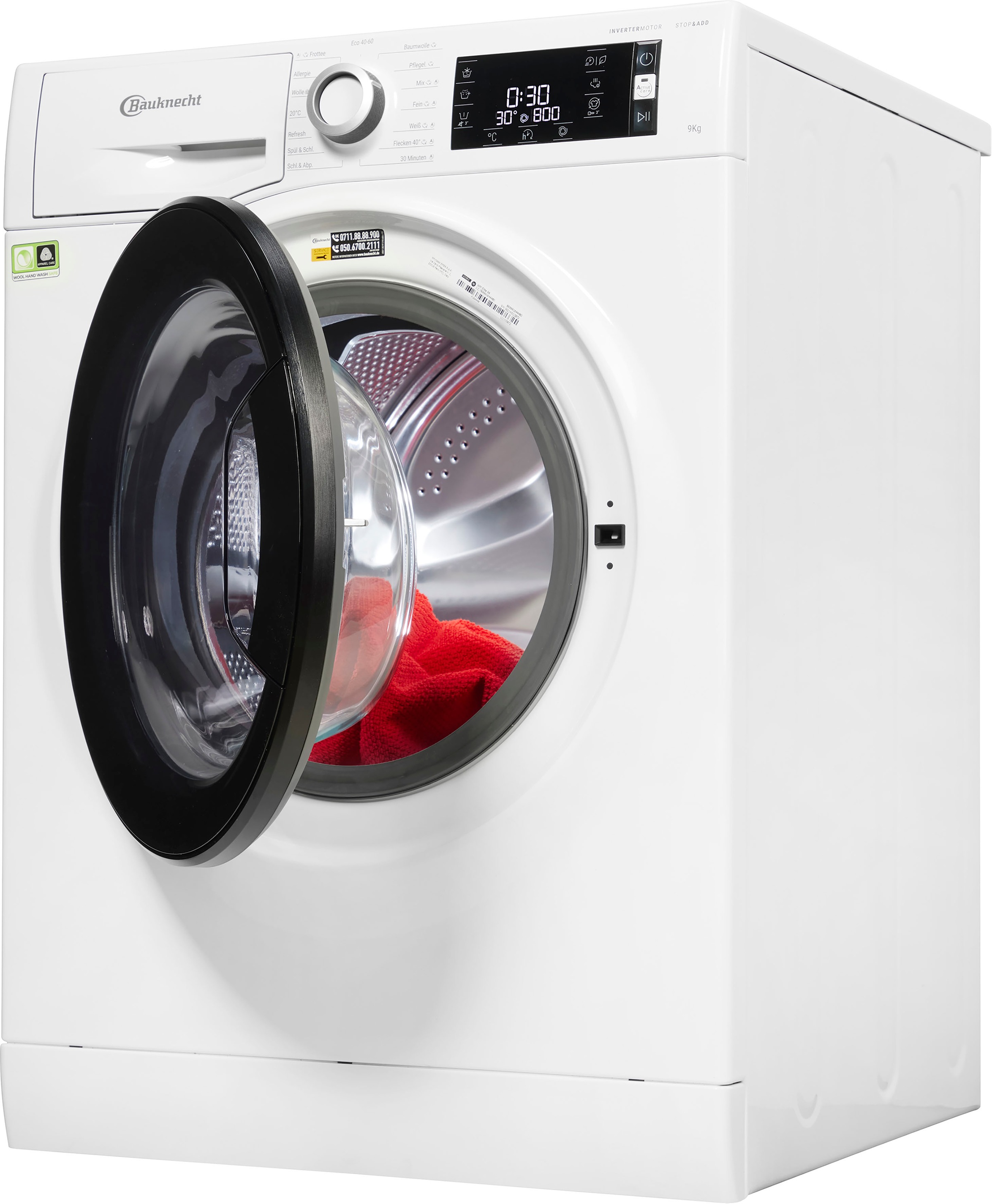 BAUKNECHT Waschmaschine "WM Elite 9A" 9 kg 1400 U/min günstig online kaufen