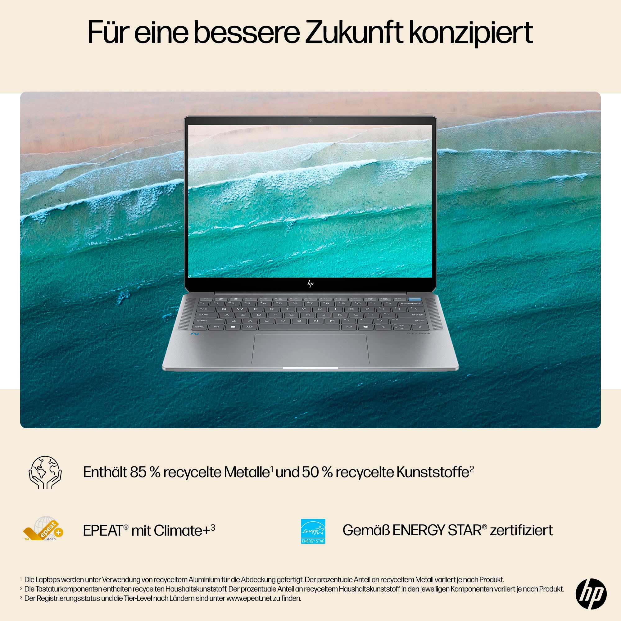 HP Convertible Notebook »OmniBook Ultra 14-fd0099ng«, 35,6 cm, / 14 Zoll, AMD, Ryzen™ AI 9, Radeon 890M, 2000 GB SSD