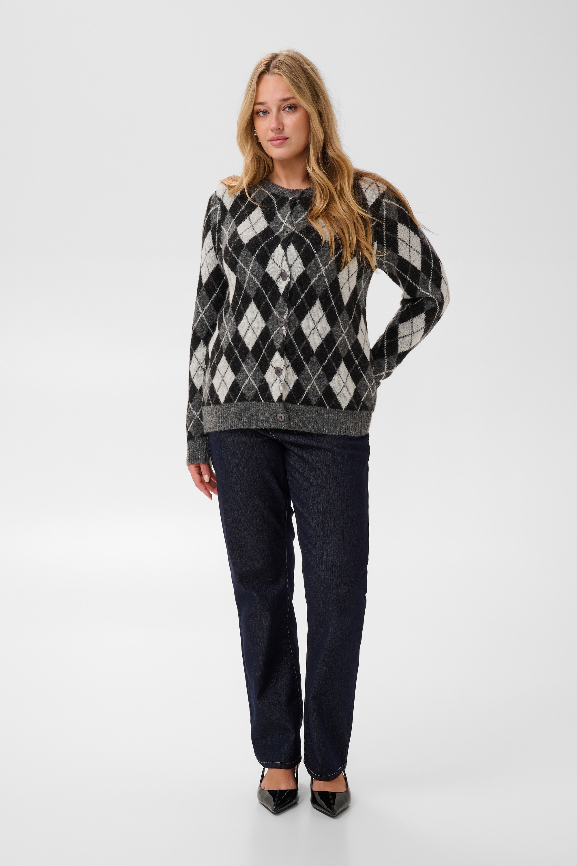 KAFFE Curve Strickjacke »KAFFE Curve Strickjacke KCharla«