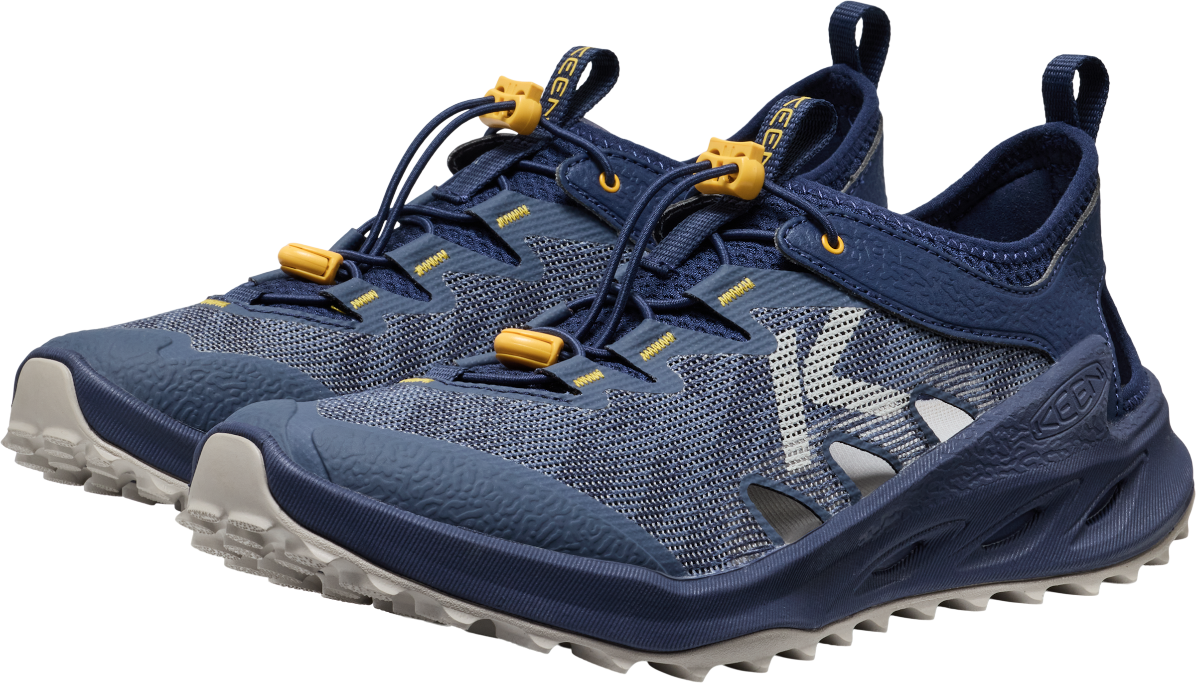 Sandale KEEN "ZIONIC ADV", Herren, Gr. 43, naval academy, Textil, Schuhe Sandale, atmungsaktiver Outdoorschuh