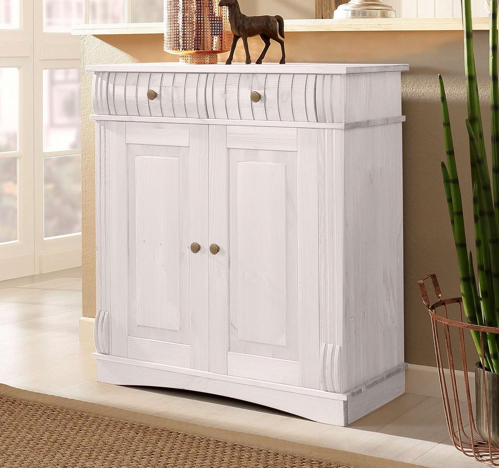 OTTO home Kommode "Teresa Sideboard nur 2 Schubkästen" aus massiver Kiefer günstig online kaufen