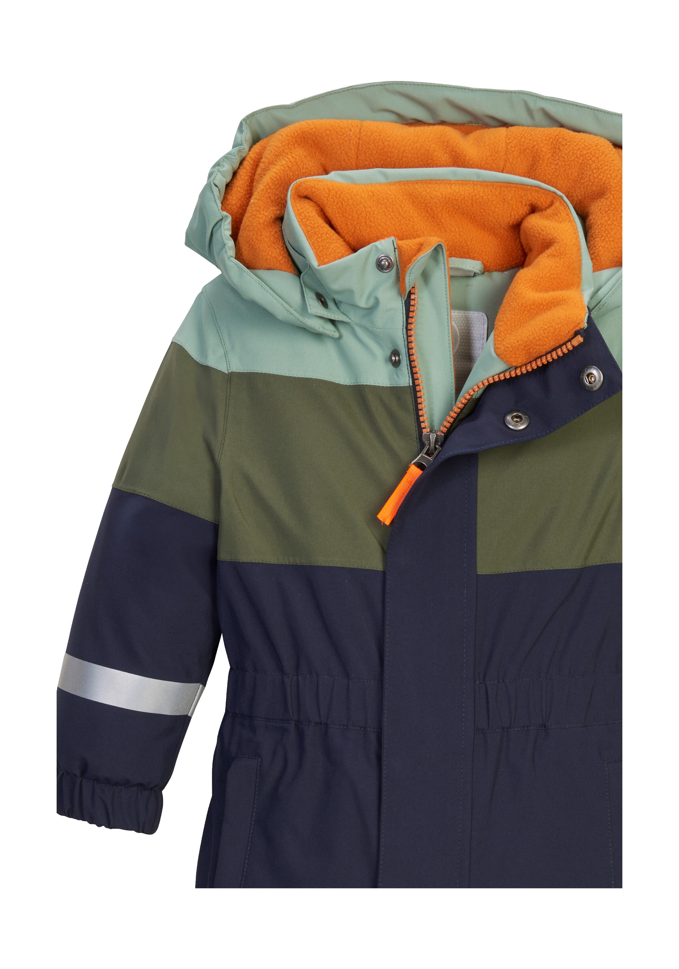 first instinct by killtec Overall »FIOW 54 MNS ONPC«, Wind- und wasserdichter Schneeoverall mit Fleece u. Colourblock Design
