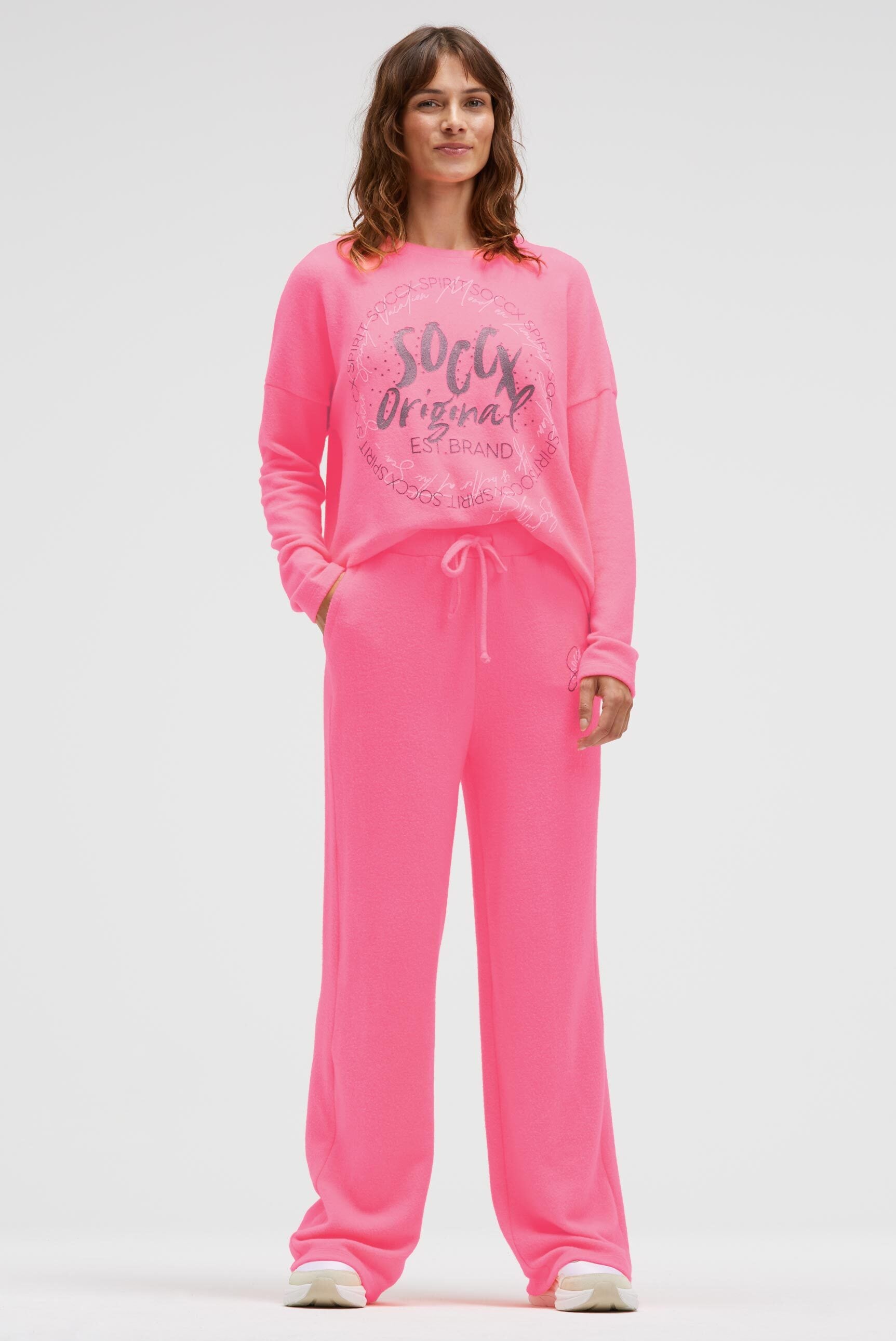 SOCCX Strickhose  mit Elastikbund