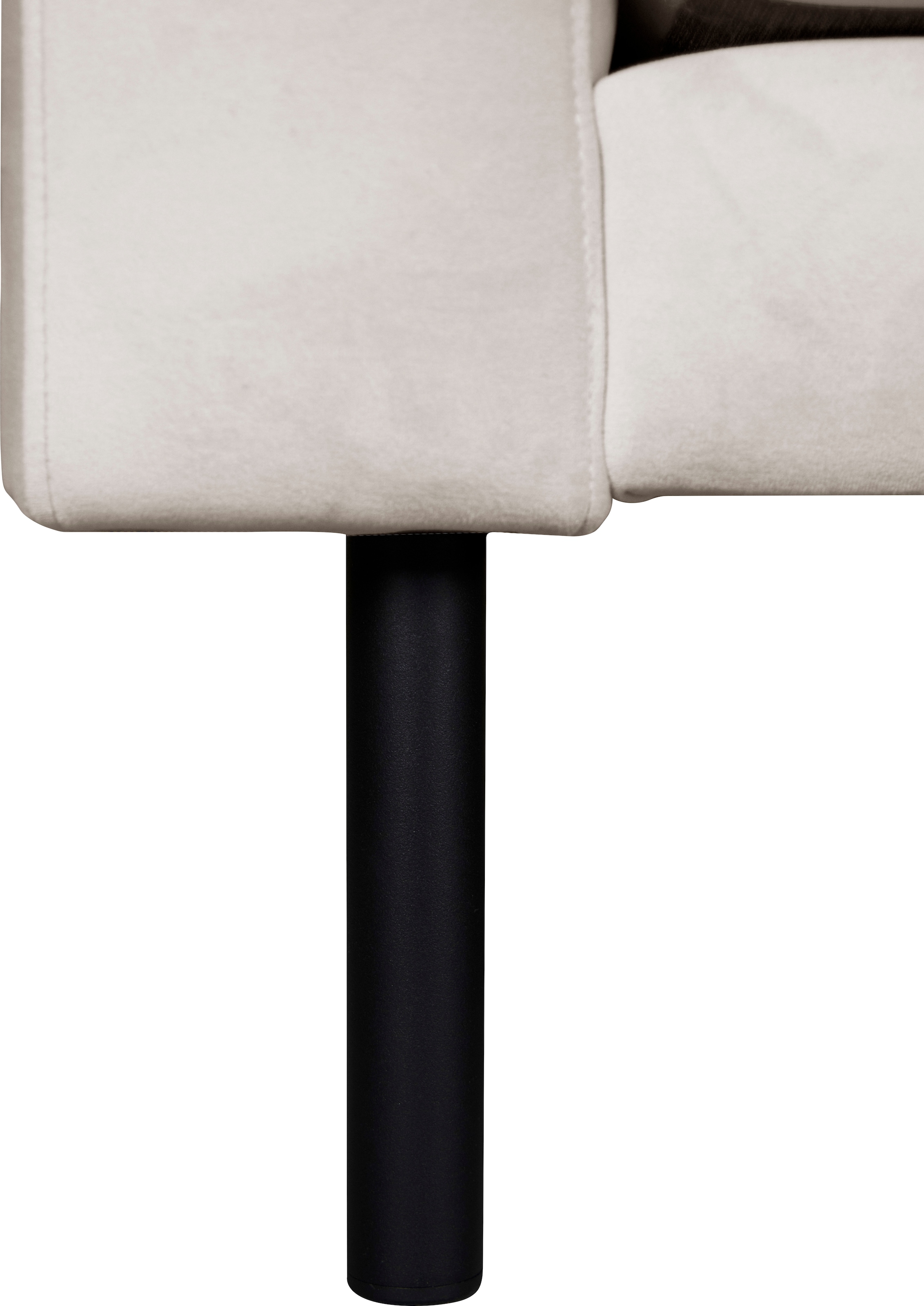 Guido Maria Kretschmer Home&Living 3-Sitzer »Lillibeth Designsofa mit Wellenunterfederung, Maße B/T/H: 218/74/83 cm«, Zierkissen als Wendekissen, Bezug Samtoptik oder Cord