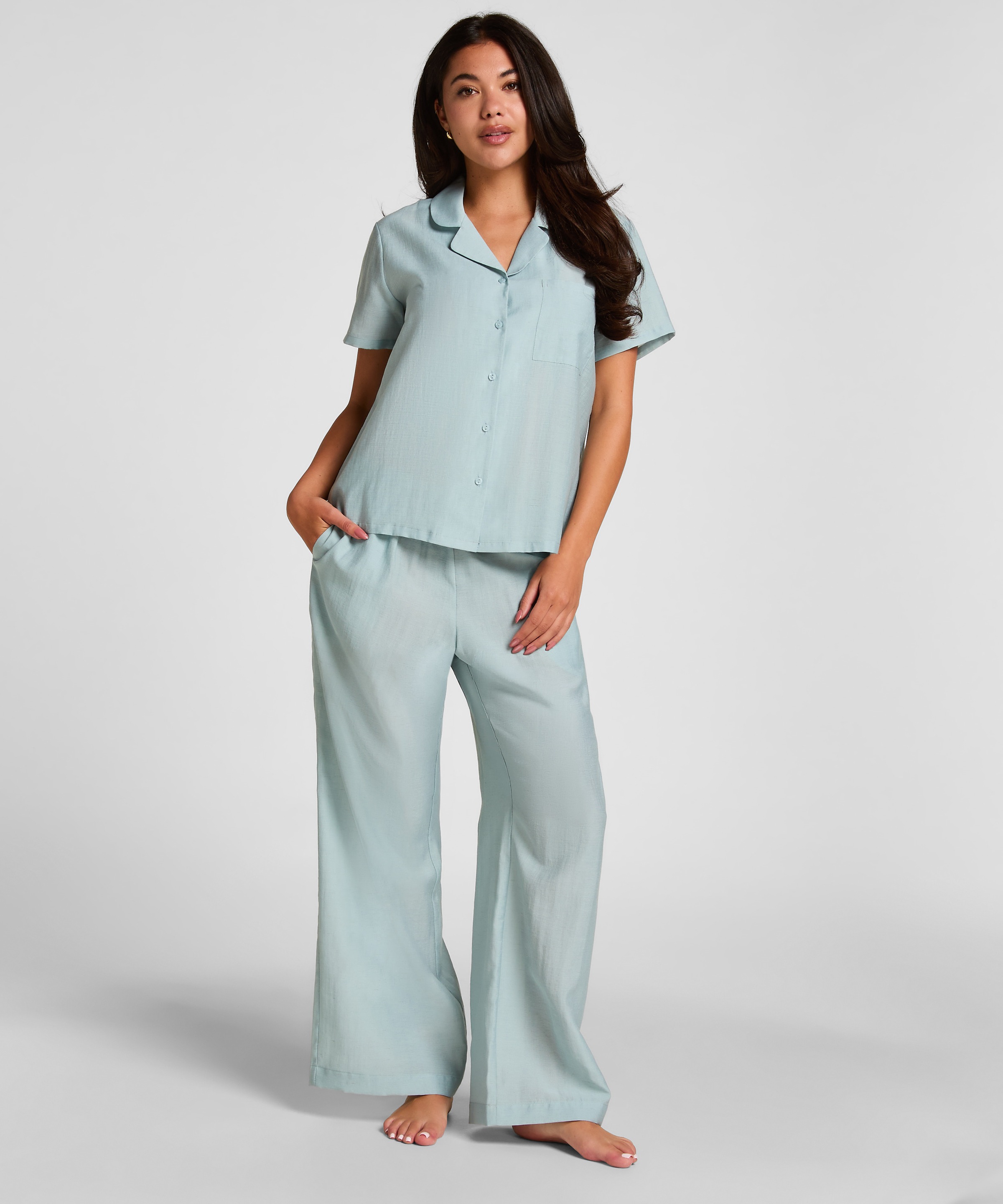 Hunkemöller Pyjama "Pyjama-Hose Crinkled"