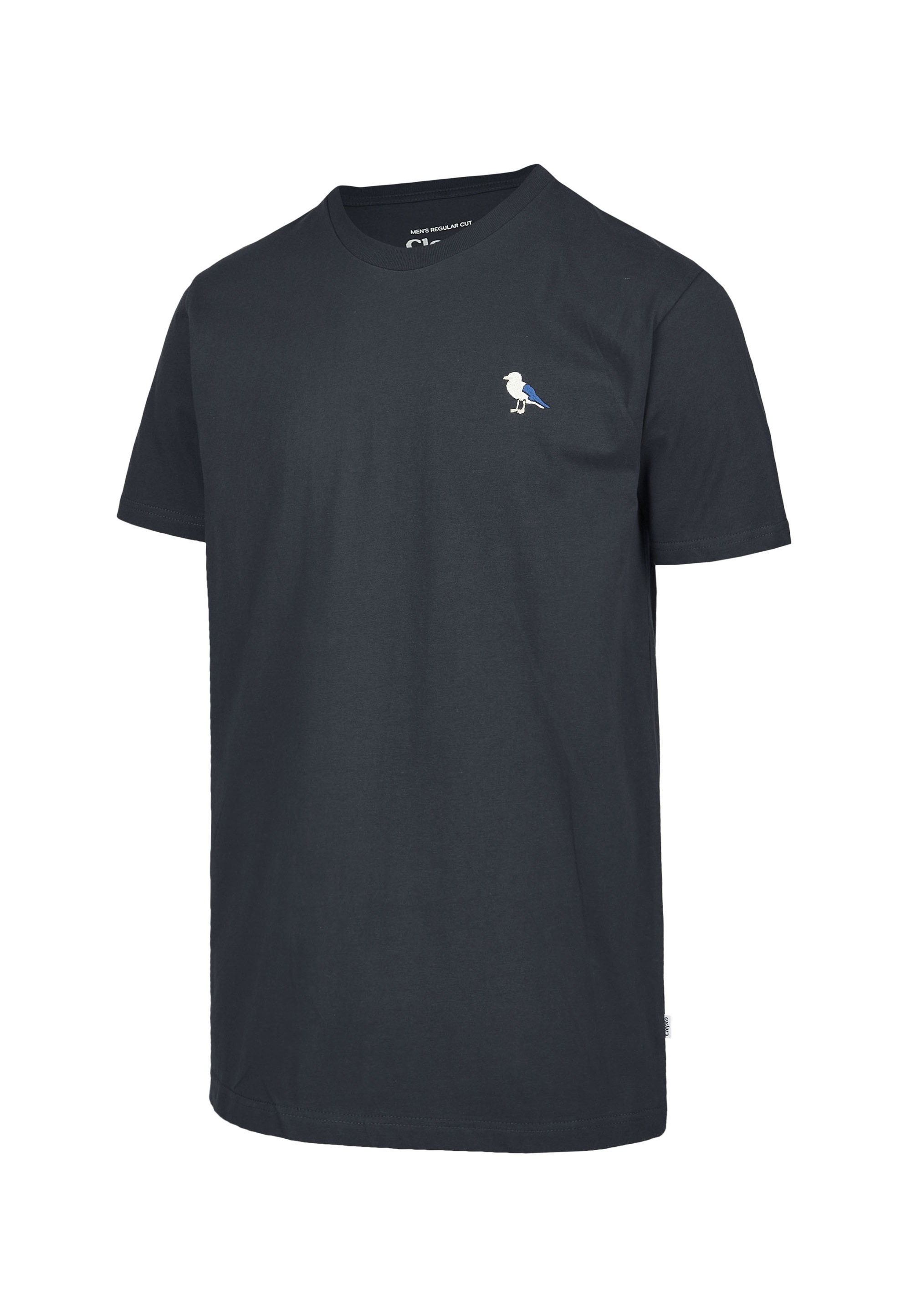 Cleptomanicx T-Shirt »Embro Gull«, (1 tlg.), mit Gull-Stickerei