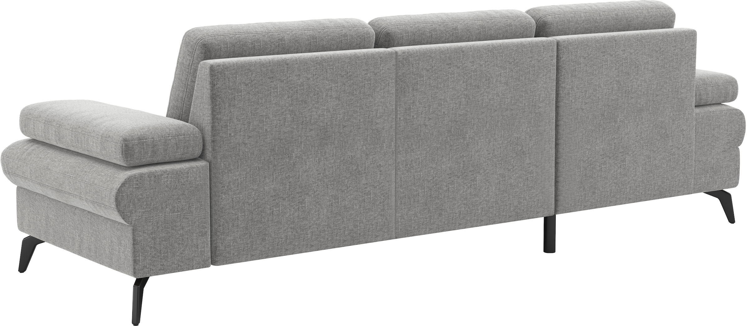 sit&more Ecksofa »Morris Jubi L-Form«, inkl. Armteilfunktion und 1 Zierkissen, wahlweise mit Bettfunktion