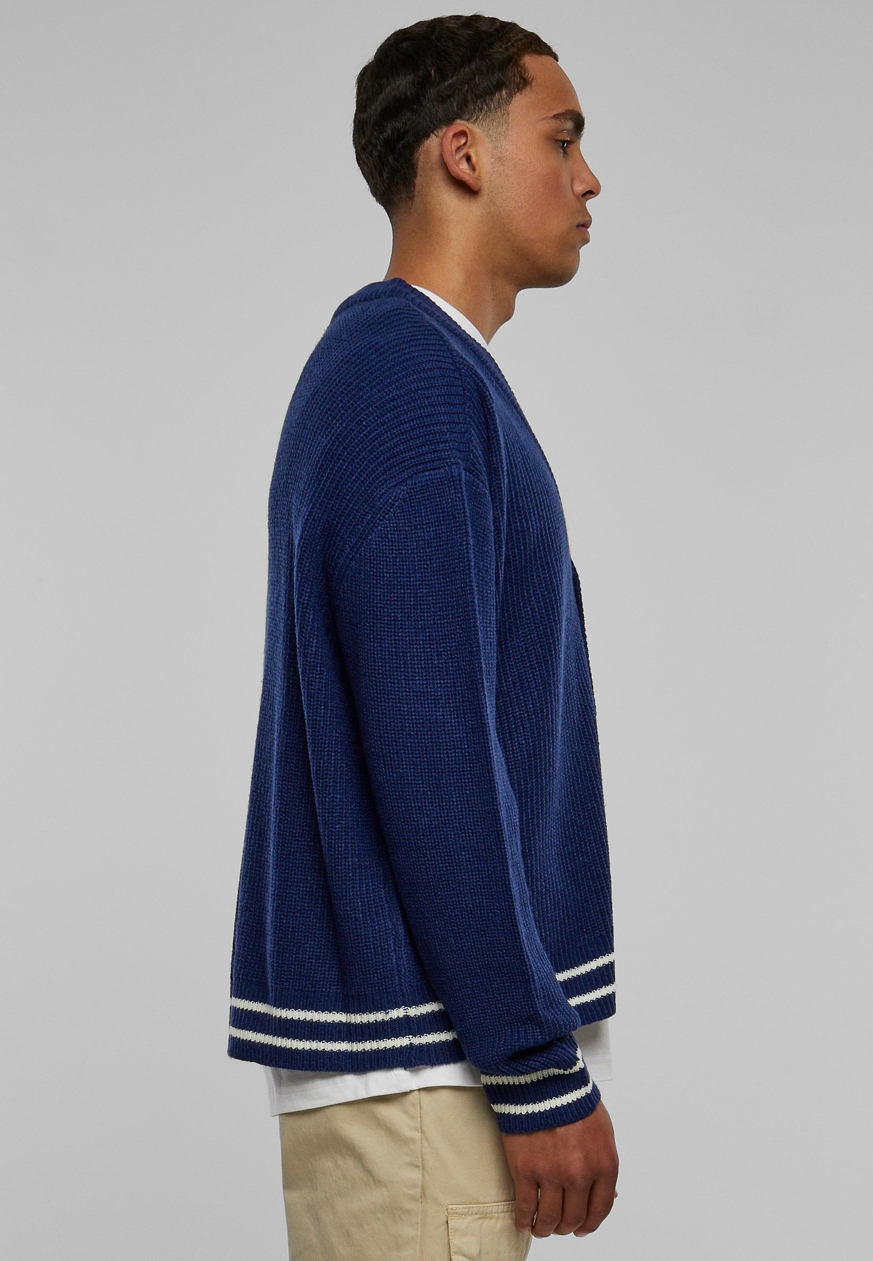 URBAN CLASSICS Strickjacke »Urban Classics Herren Sporty Boxy Cardigan«