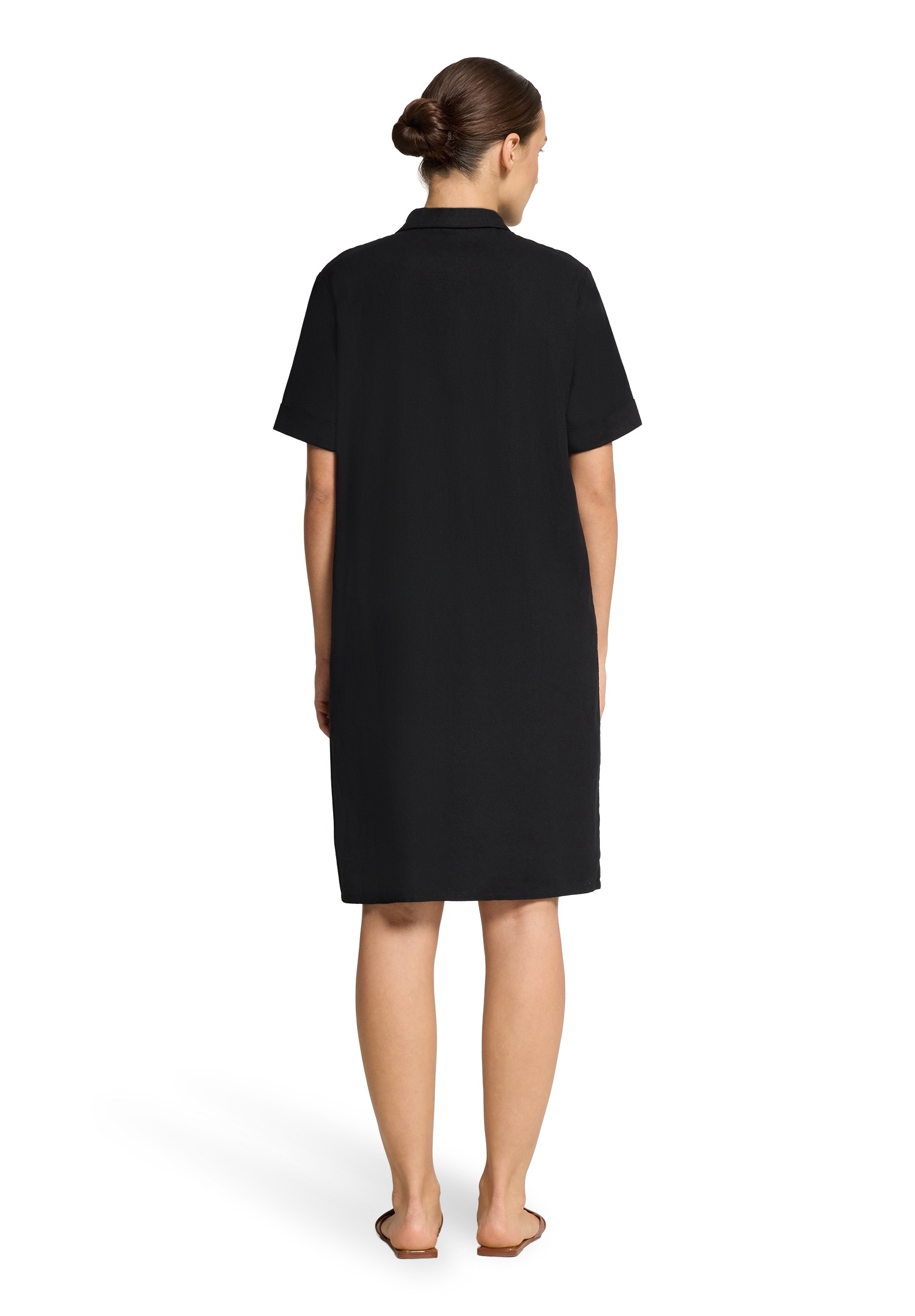 Betty Barclay Sommerkleid »Betty Barclay Damen Leinenkleid mit Knopfleiste«, Form