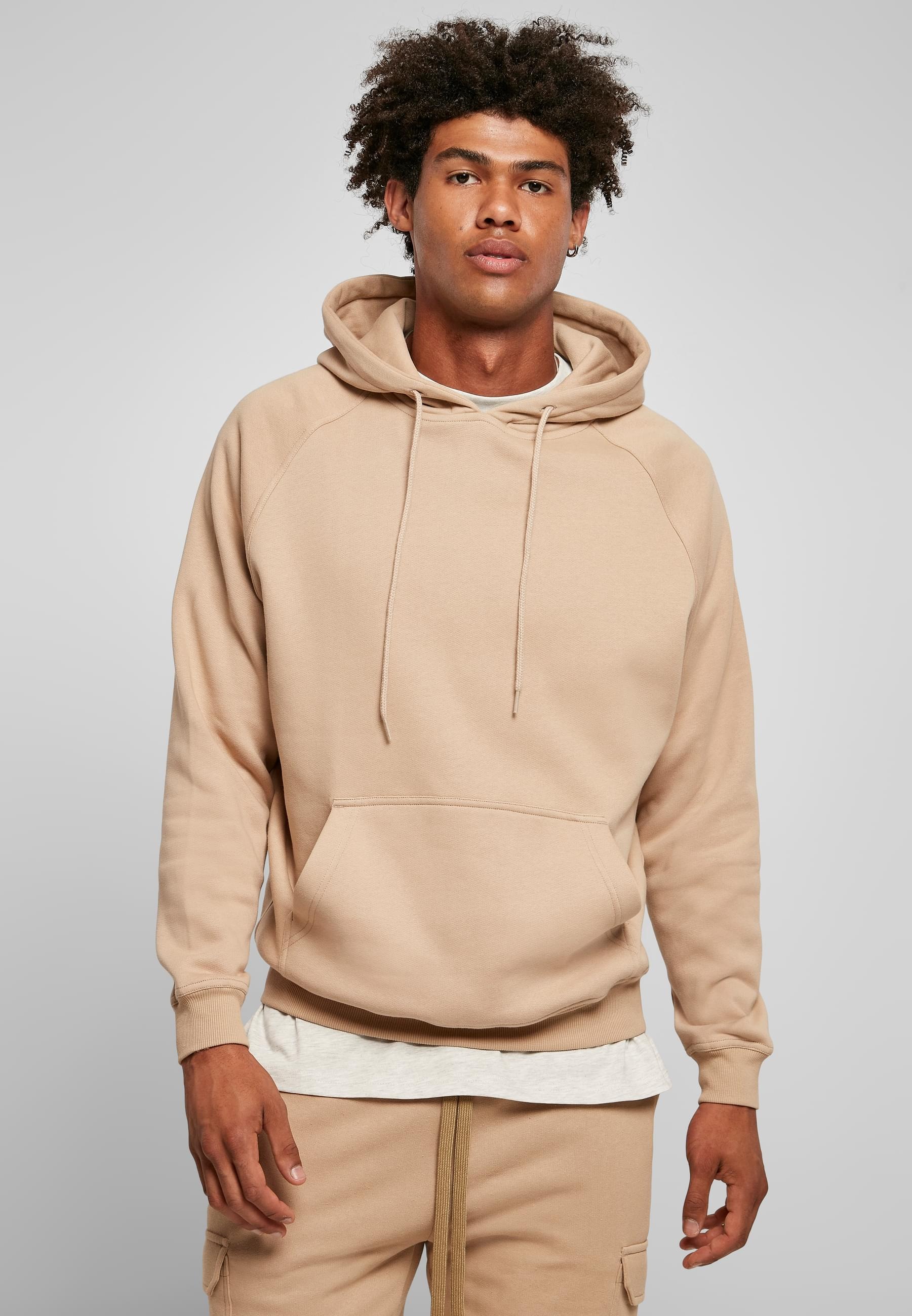 URBAN CLASSICS Sweatshirt »Urban Classics Herren Blank Hoody«, (1 tlg.)