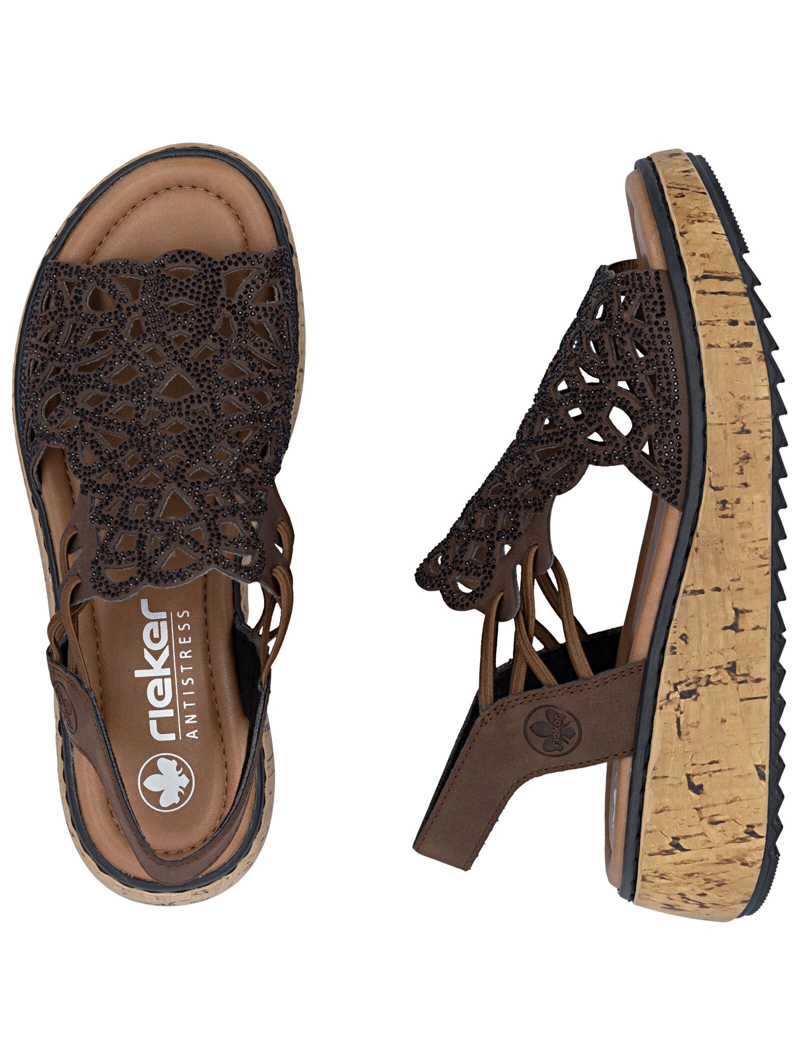 Rieker Riemchensandale »Rieker Sandalen Lederimitat«