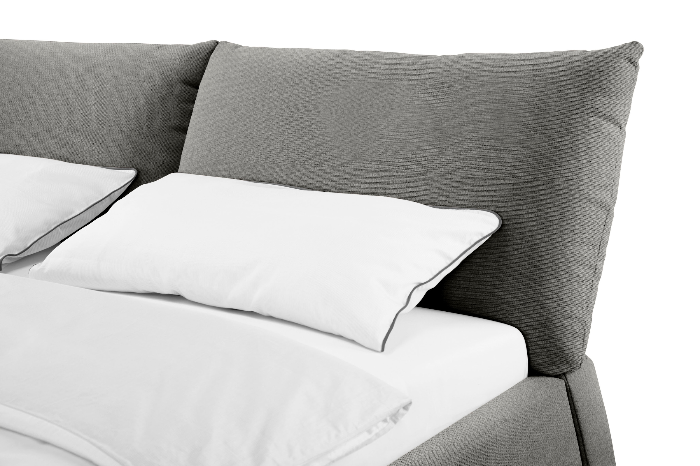 TOM TAILOR HOME Polsterbett »SOFT PILLOW«, mit Kopfteil in Kissenform, wahlweise mit Lattenrost und Matratze