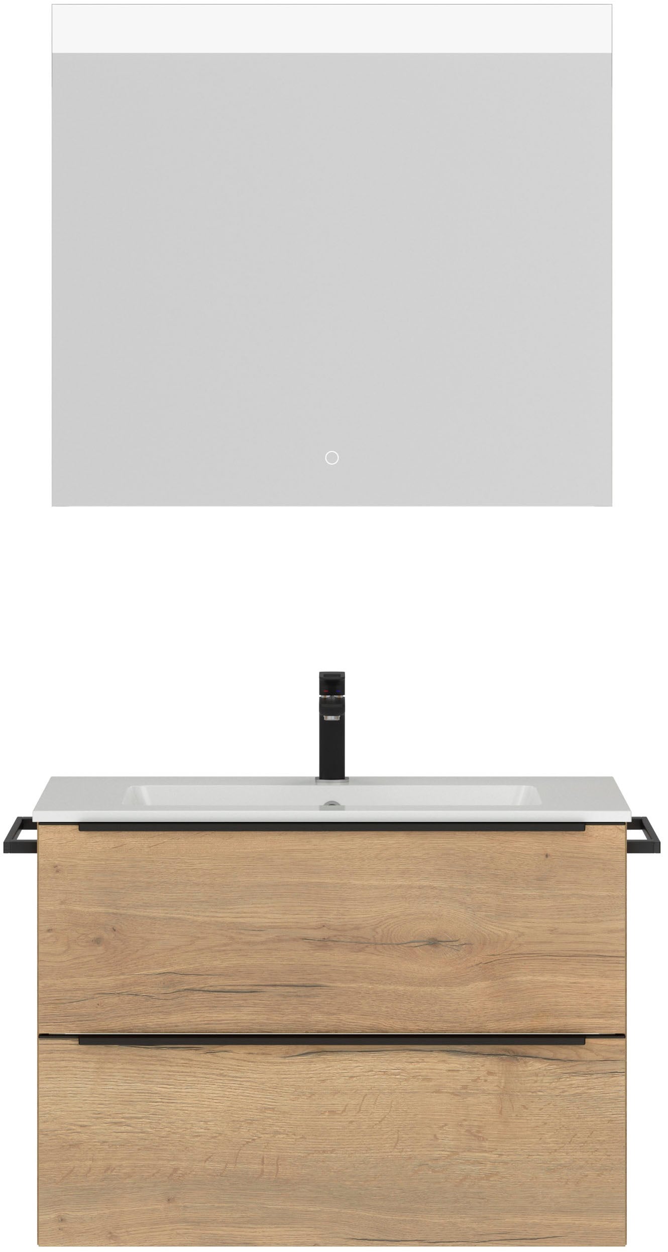 nobilia Badmöbel-Set "Levere" vormontiert, mit Soft-Close, 2 Stk. tlg. günstig online kaufen