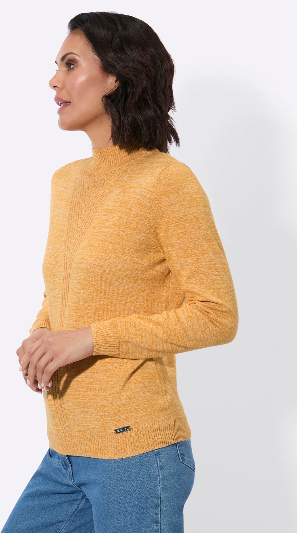 Casual Looks Strickpullover »Stehkragen-Pullover«