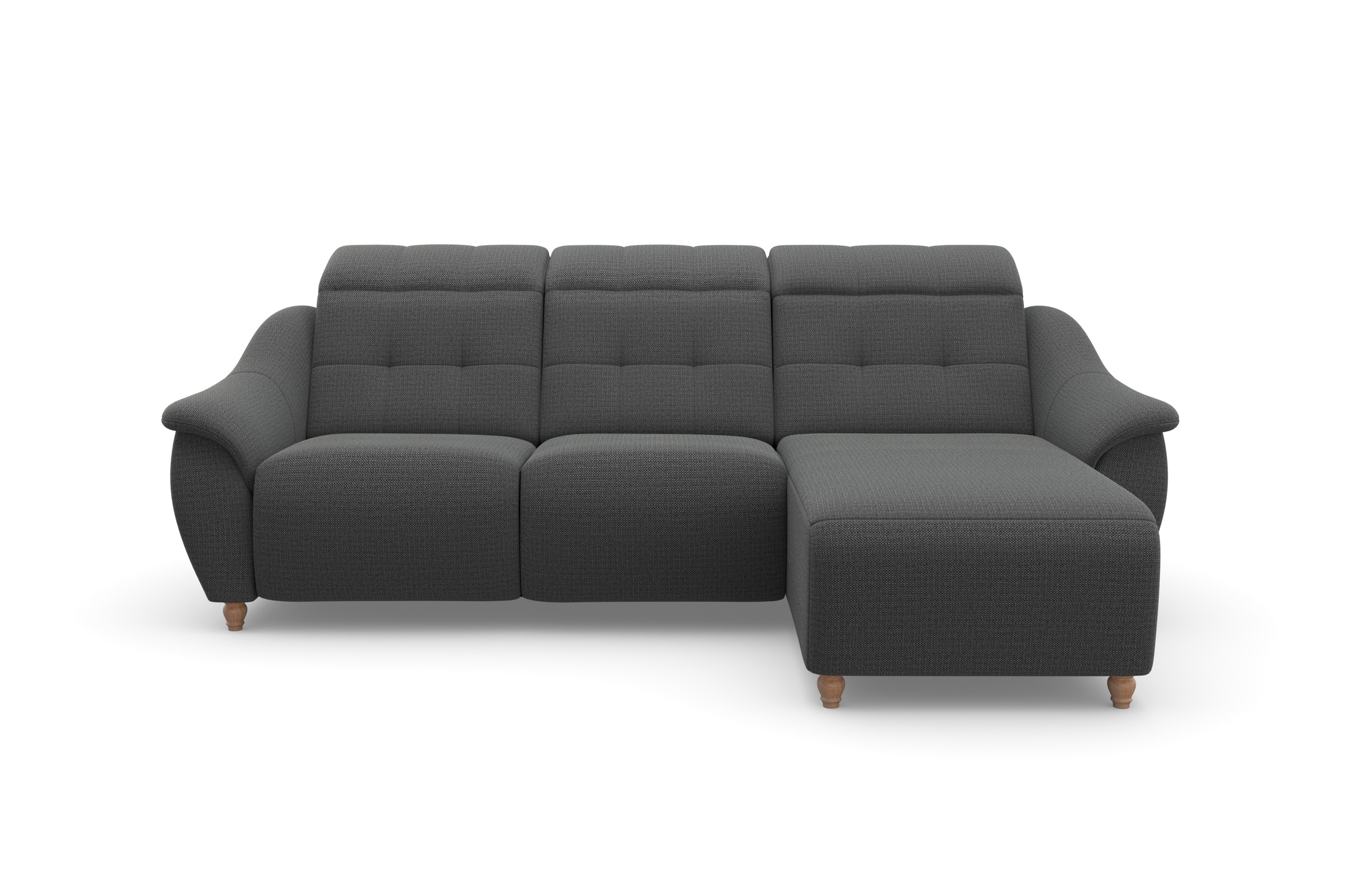Home affaire Ecksofa "Boston L-Form" Kopfteilverstellung an jeder Sitzfläch günstig online kaufen