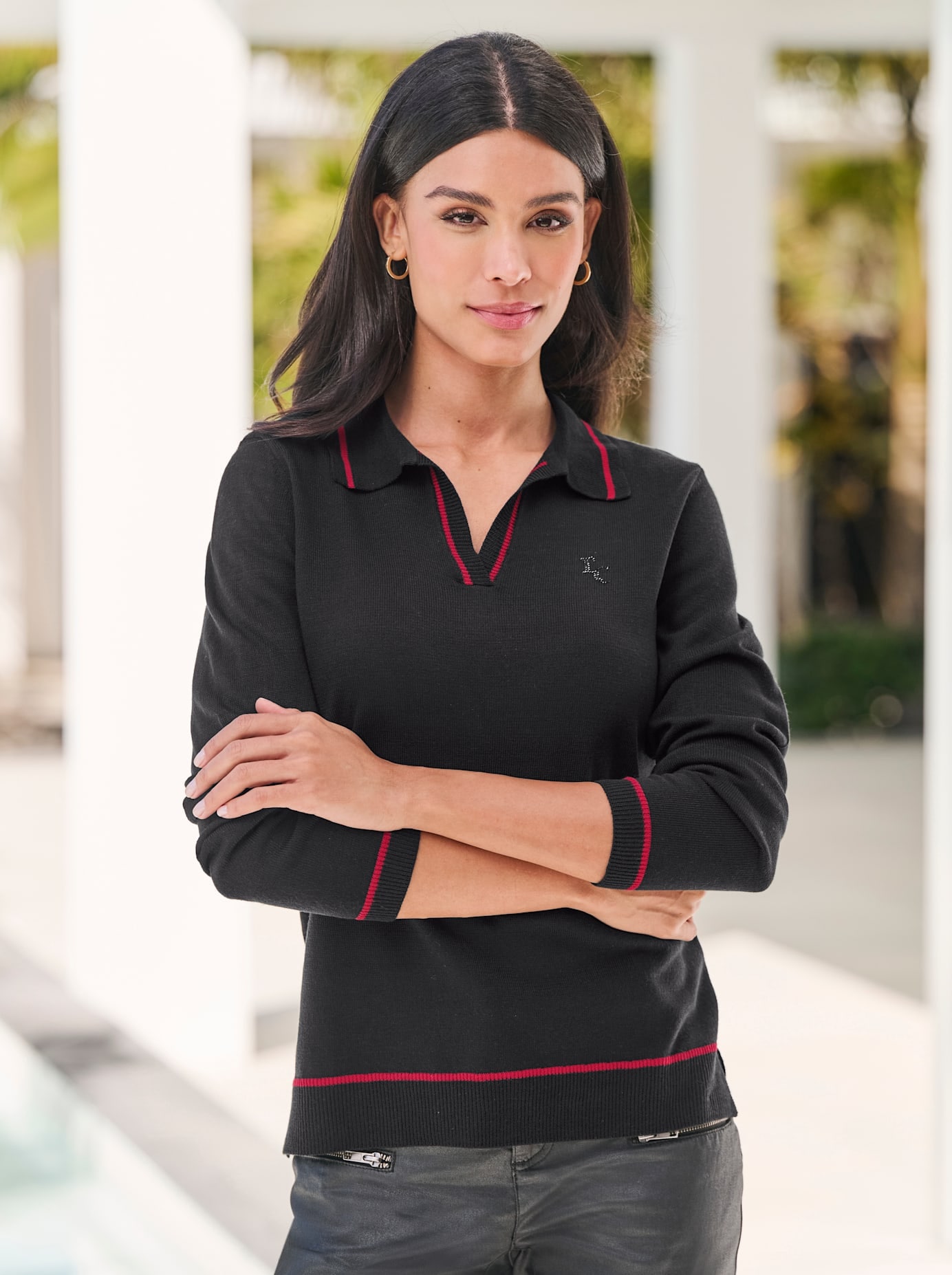 heine Polokragenpullover "Pullover"