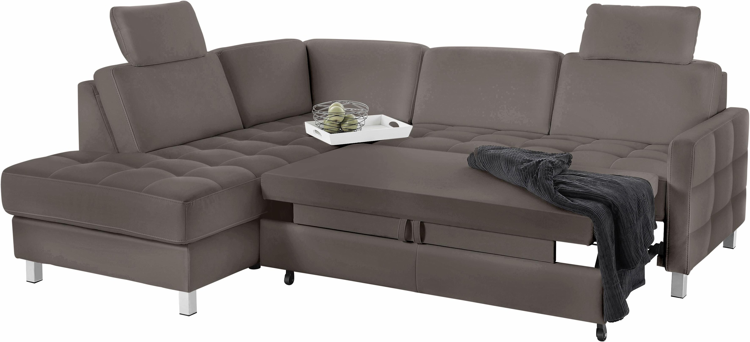 sit&more Ecksofa "Mistral L-Form", wahlweise mit Bettfunktion günstig online kaufen