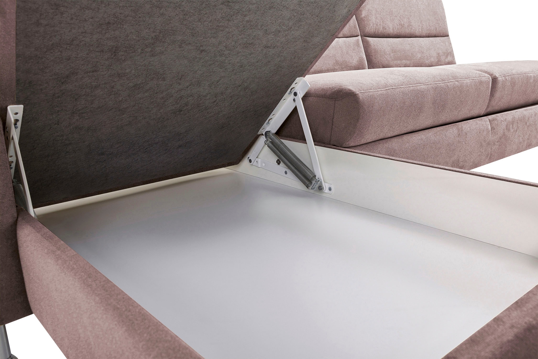 CALIZZA INTERIORS Ecksofa »Onyx L-Form«, Recamiere links oder rechts, wahlweise mit Bettfunktion, Breite 270 cm