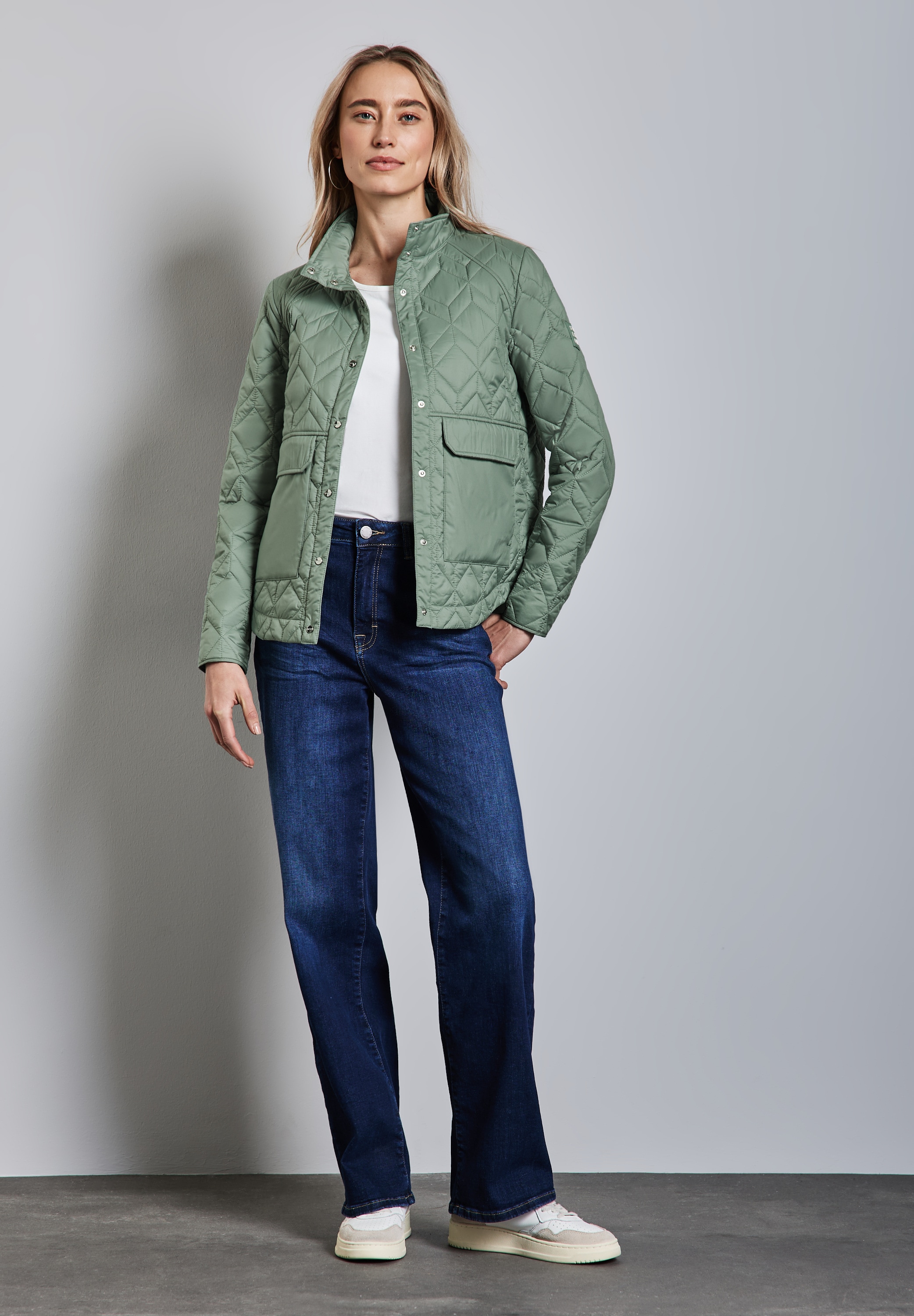 STREET ONE Steppjacke, ohne Kapuze, mit aufgenähten Taschen