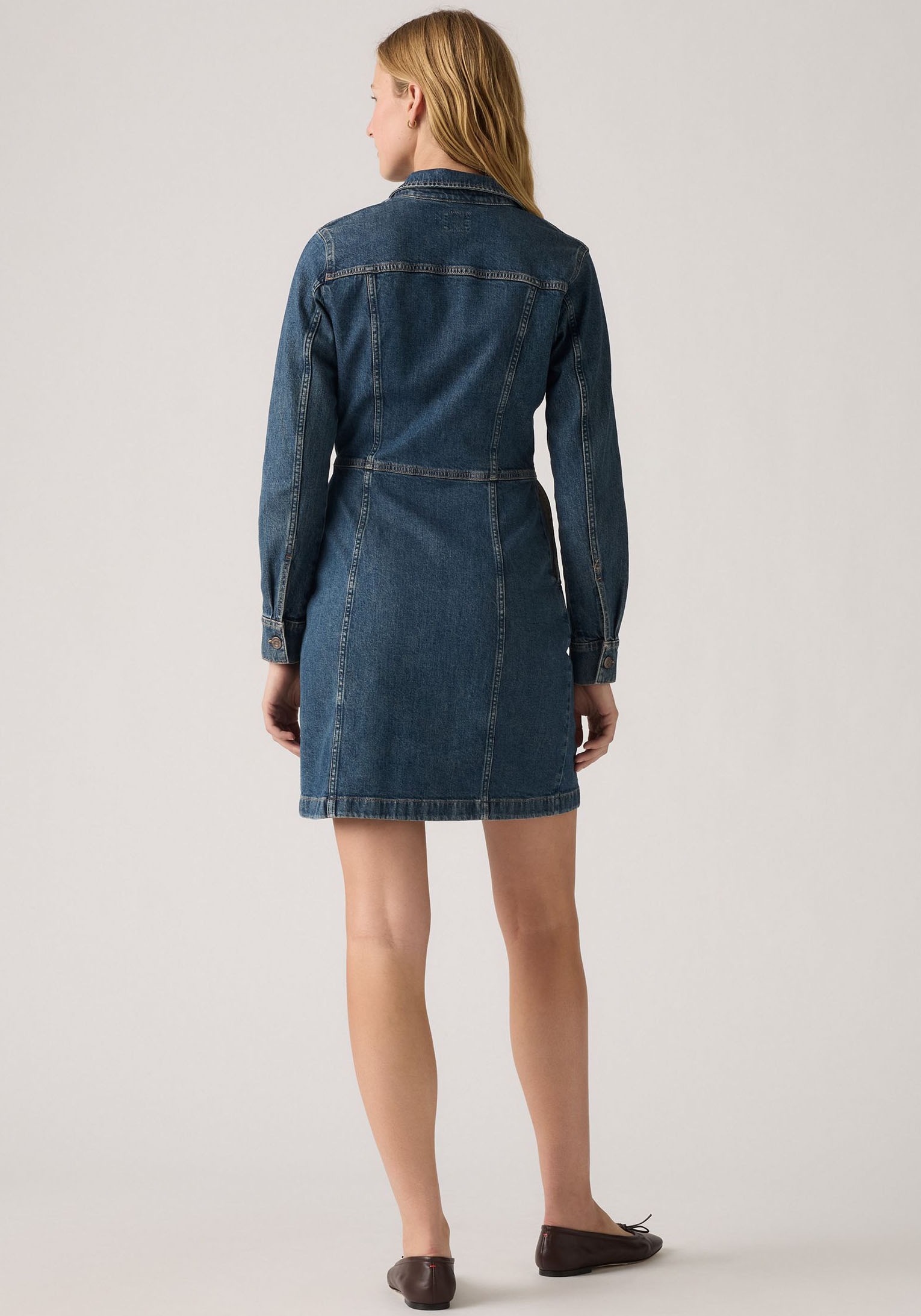 Levi's® Jeanskleid »FLYNN WESTERN COR«, Western-Style