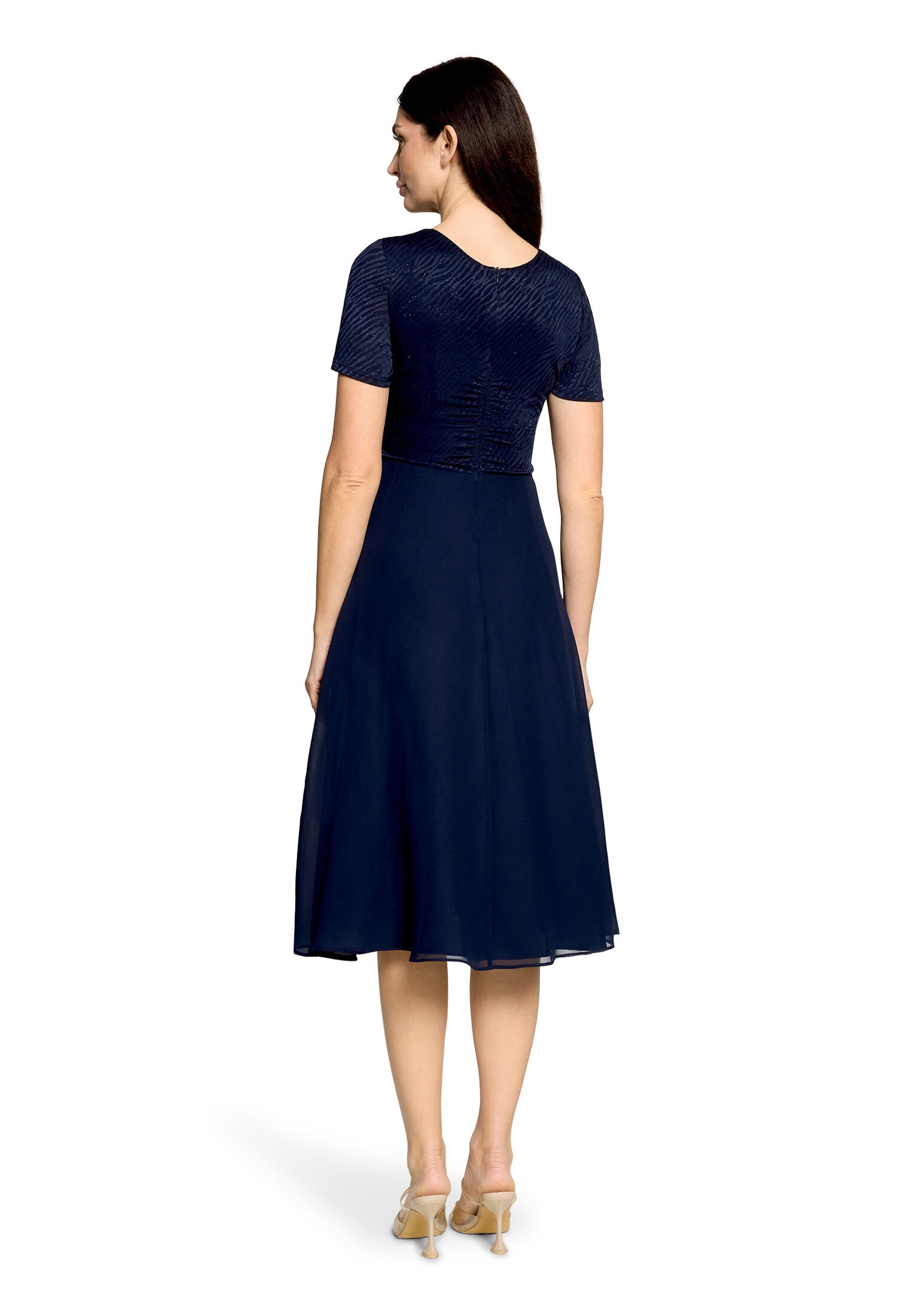 Vera Mont Cocktailkleid »Damen im Glitzer-Look« Ohne Tasche Materialmix