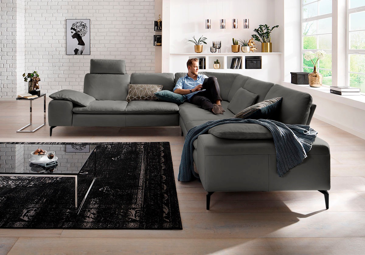 W.SCHILLIG Ecksofa "valentinoo, Designsofa, elegant und bequem, L-Form" mit günstig online kaufen