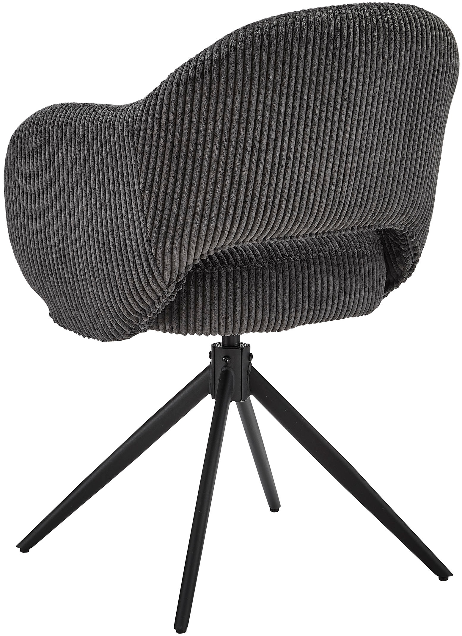 SalesFever Armlehnstuhl, 1 St., Cord, mit 360° Drehfunktion