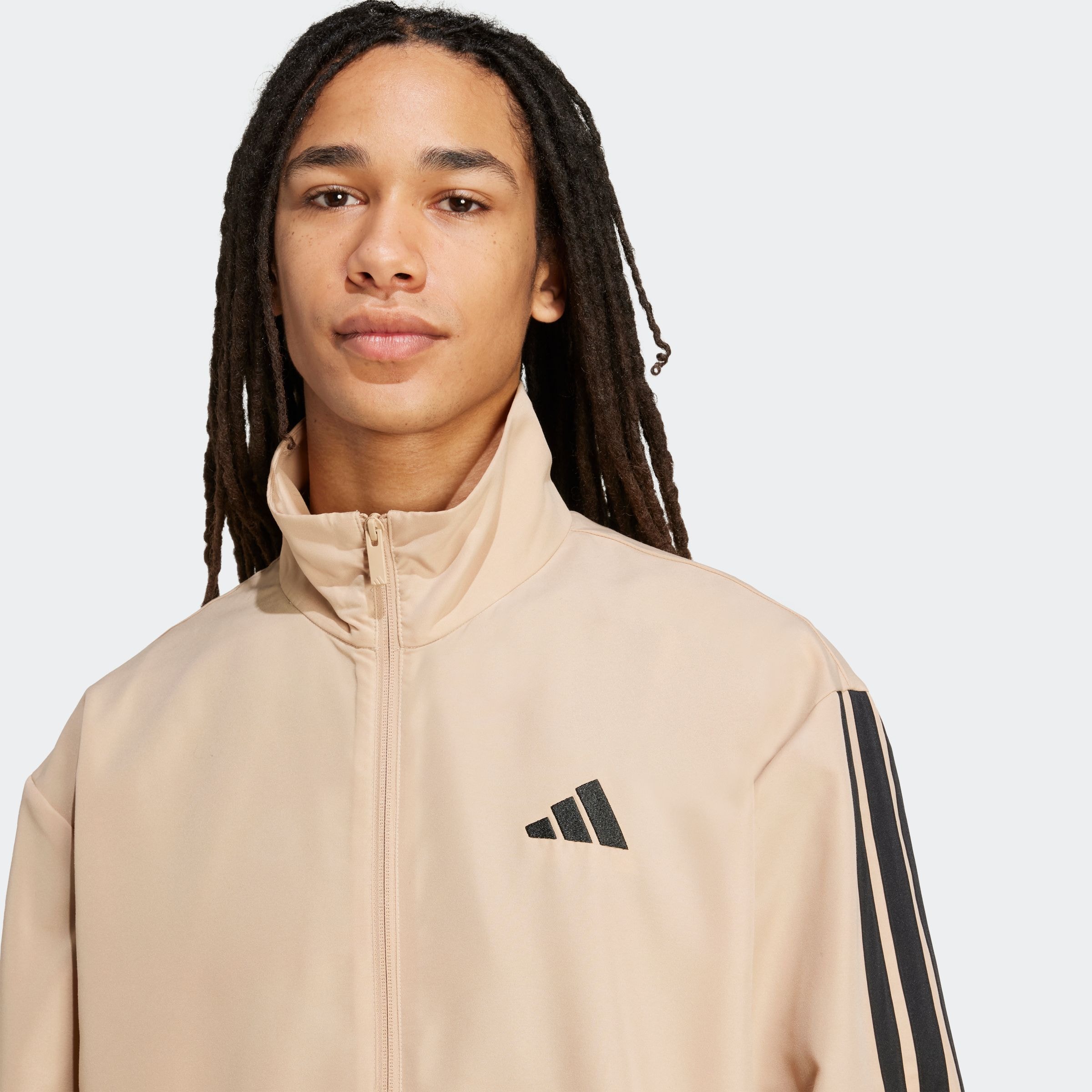 adidas Sportswear Trainingsanzug »M 3S WV TT TS« 2 Stk. drei Streifen Woven Tracksuit